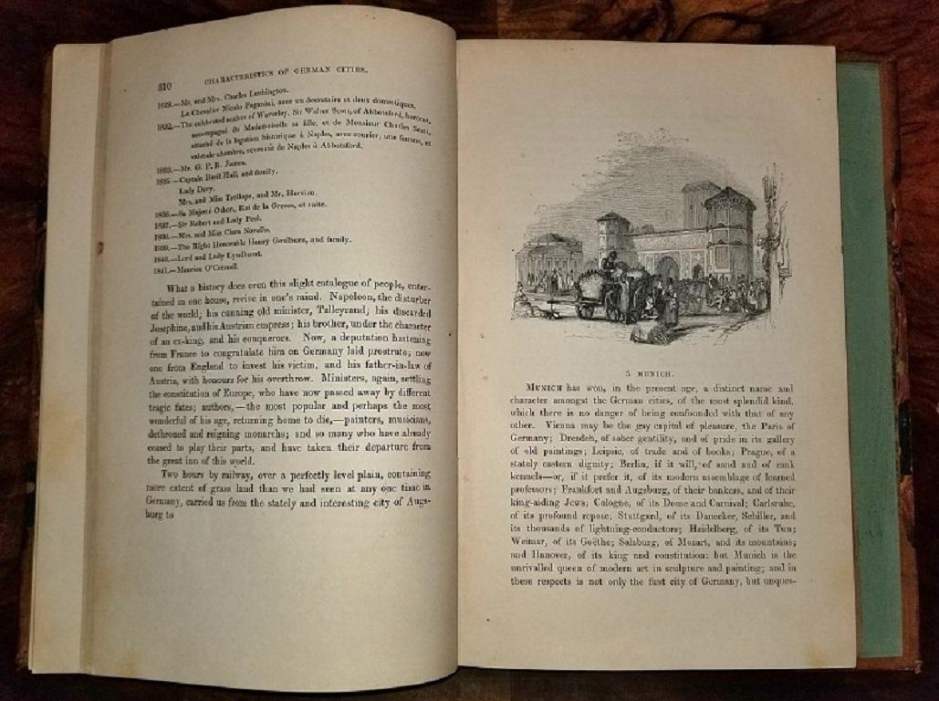19th Century Rural and Domestic Life of Germany by Howitt, 1842 For Sale