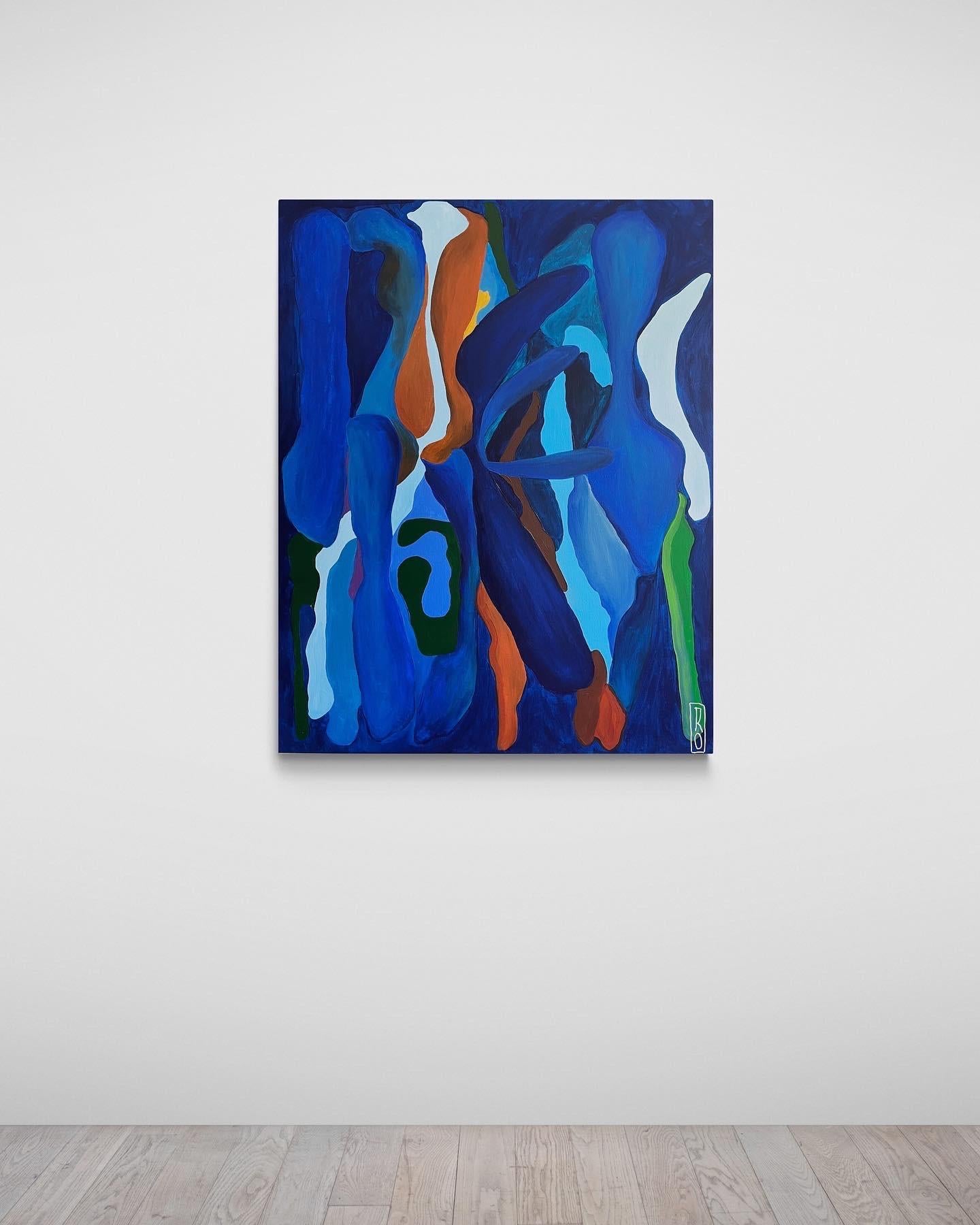 I mulini a vento della tua mente, Arte contemporanea, Pittura astratta, 21° secolo - Painting di Rus Ozorio