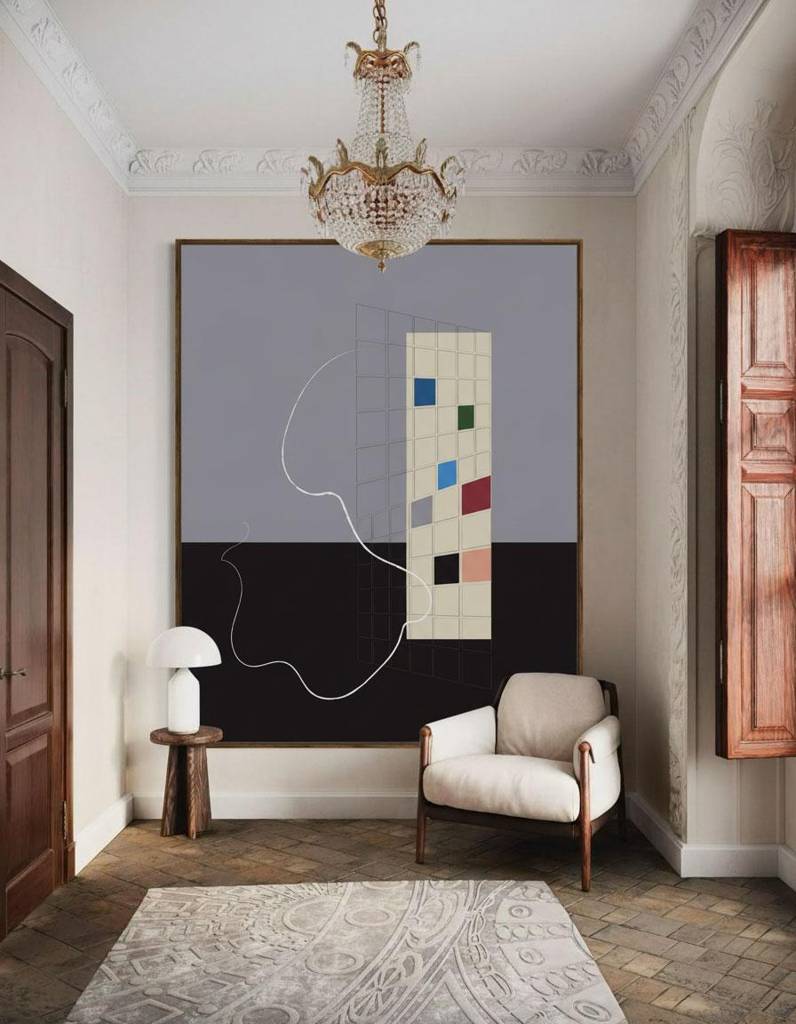 Fragments Against Totality by Rusa Tavartkiladze For Sale 1