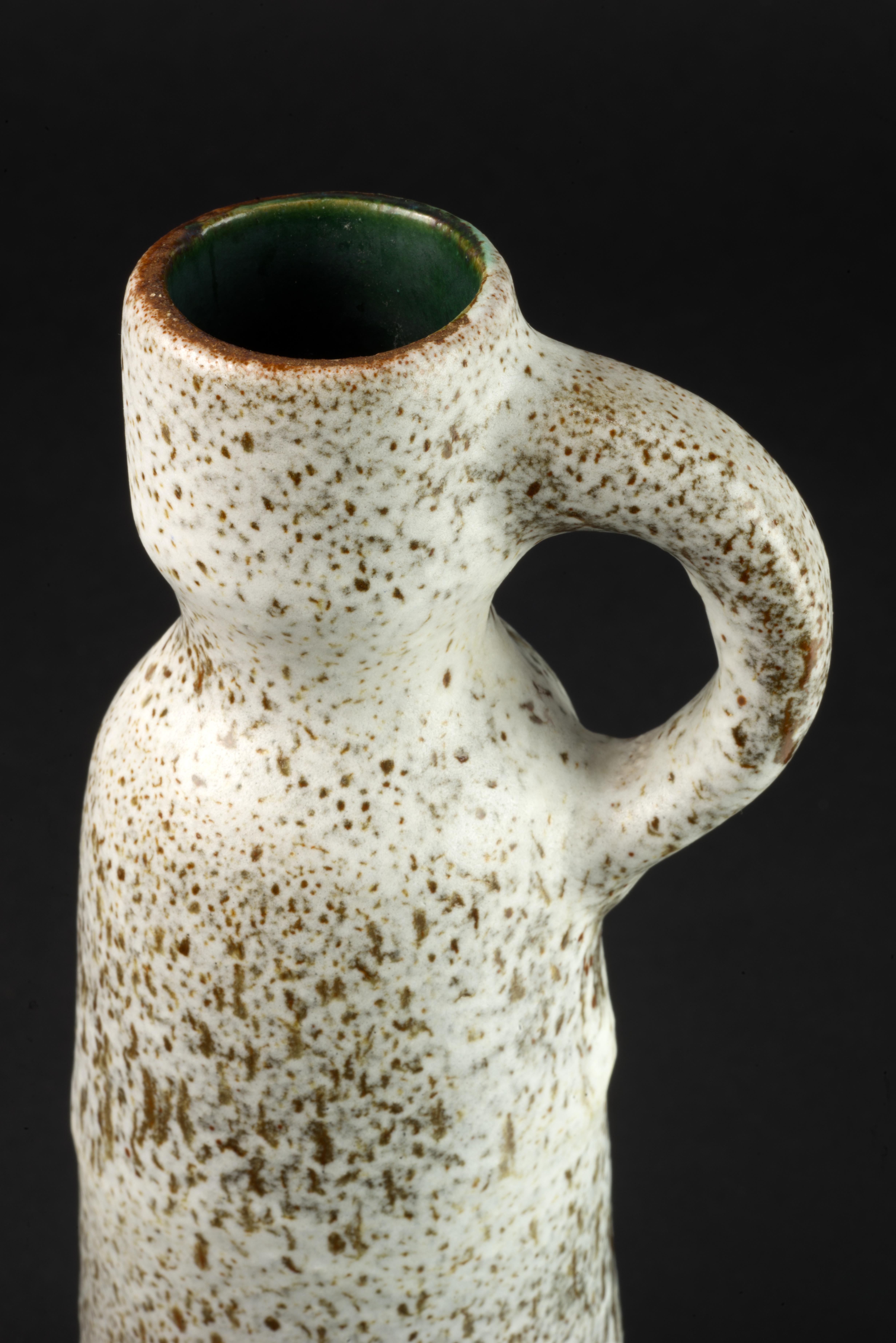 Ruscha 342 Fat Lava Vase Organic Western Germany Ceramics Signed 1960s-70s For Sale 4