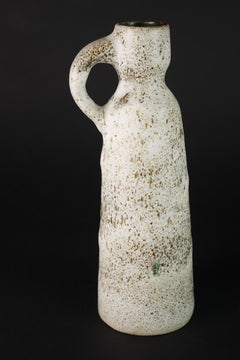 Ruscha 342 Fat Lava Vase Organische Western Germany Keramik Signiert 1960er-70er Jahre