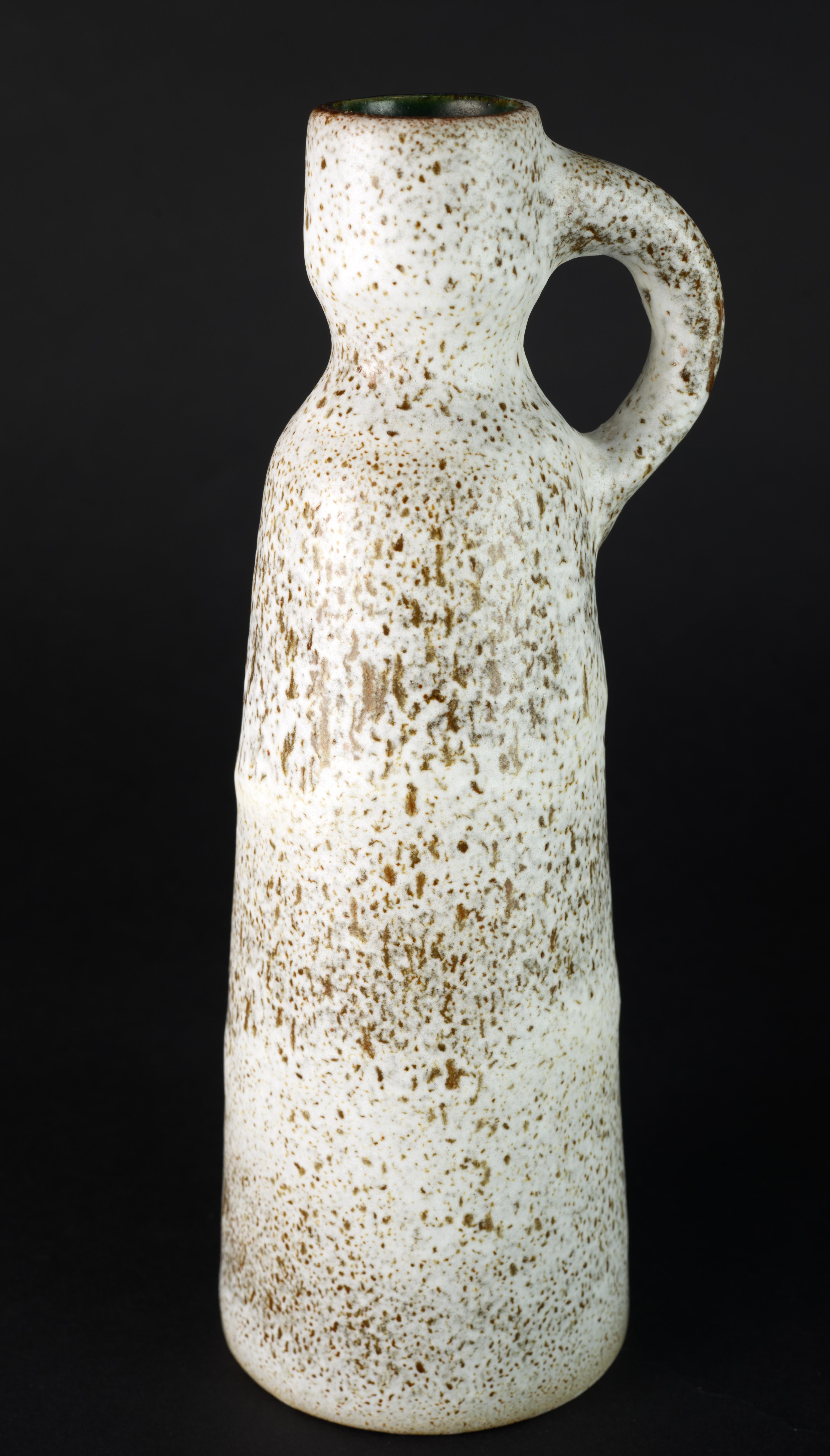 Ruscha 342 Fat Lava Vase Organic Western Germany Ceramics Signed 1960s-70s For Sale 1