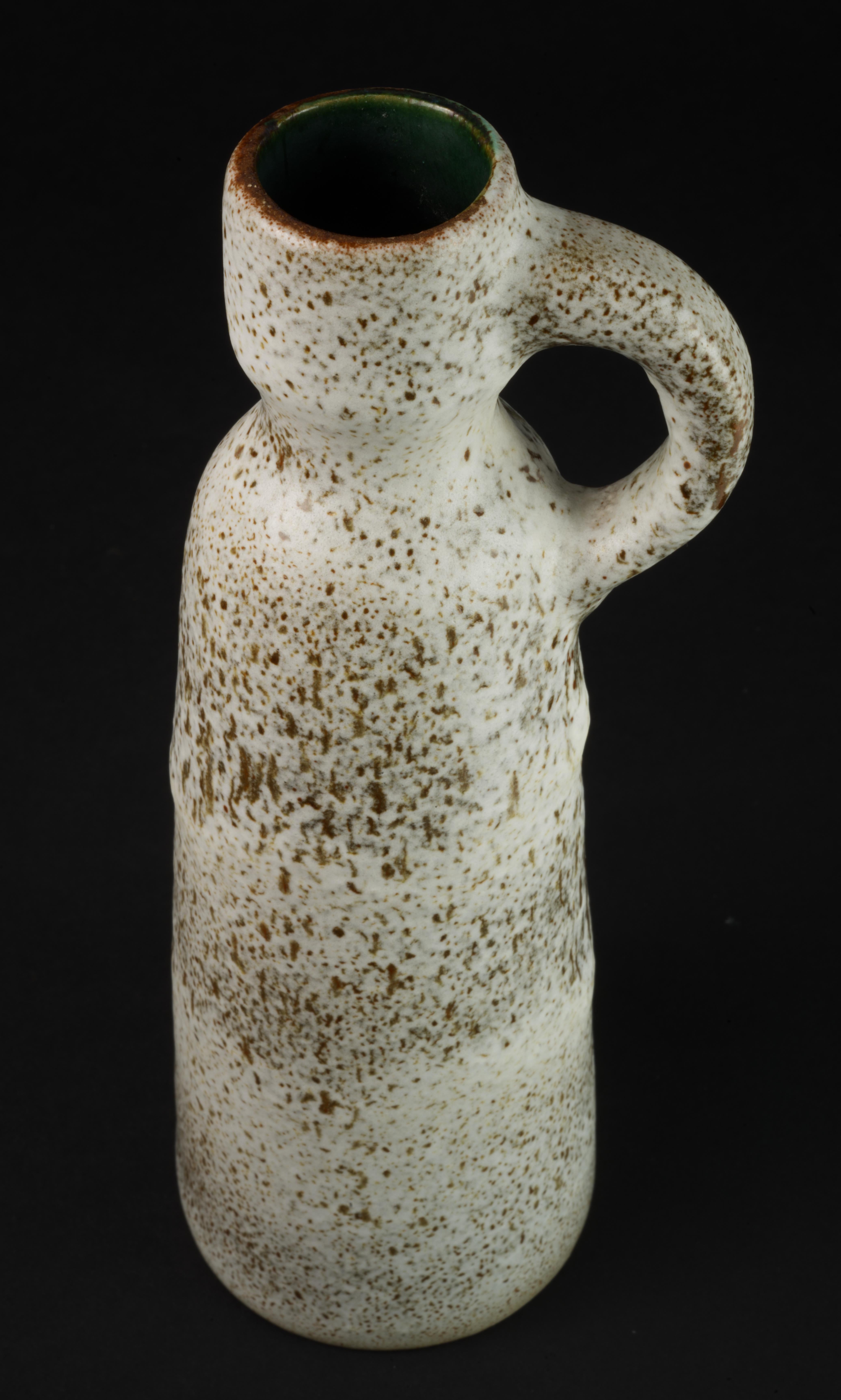 Ruscha 342 Fat Lava Vase Organic Western Germany Ceramics Signed 1960s-70s For Sale 3