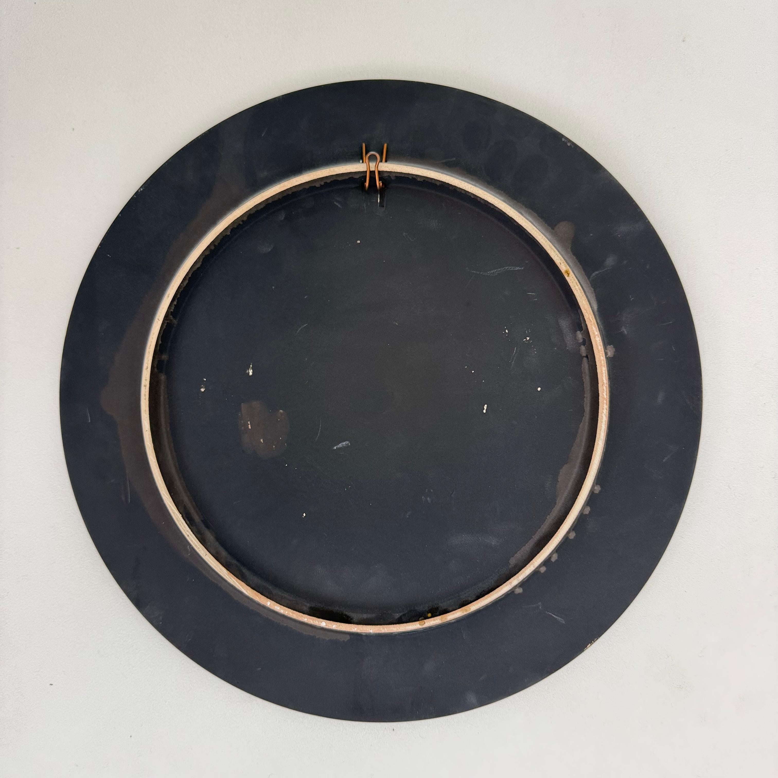Ruscha Handarbeit cerámica floral  placa de pared , años 70 Alemania en venta 8