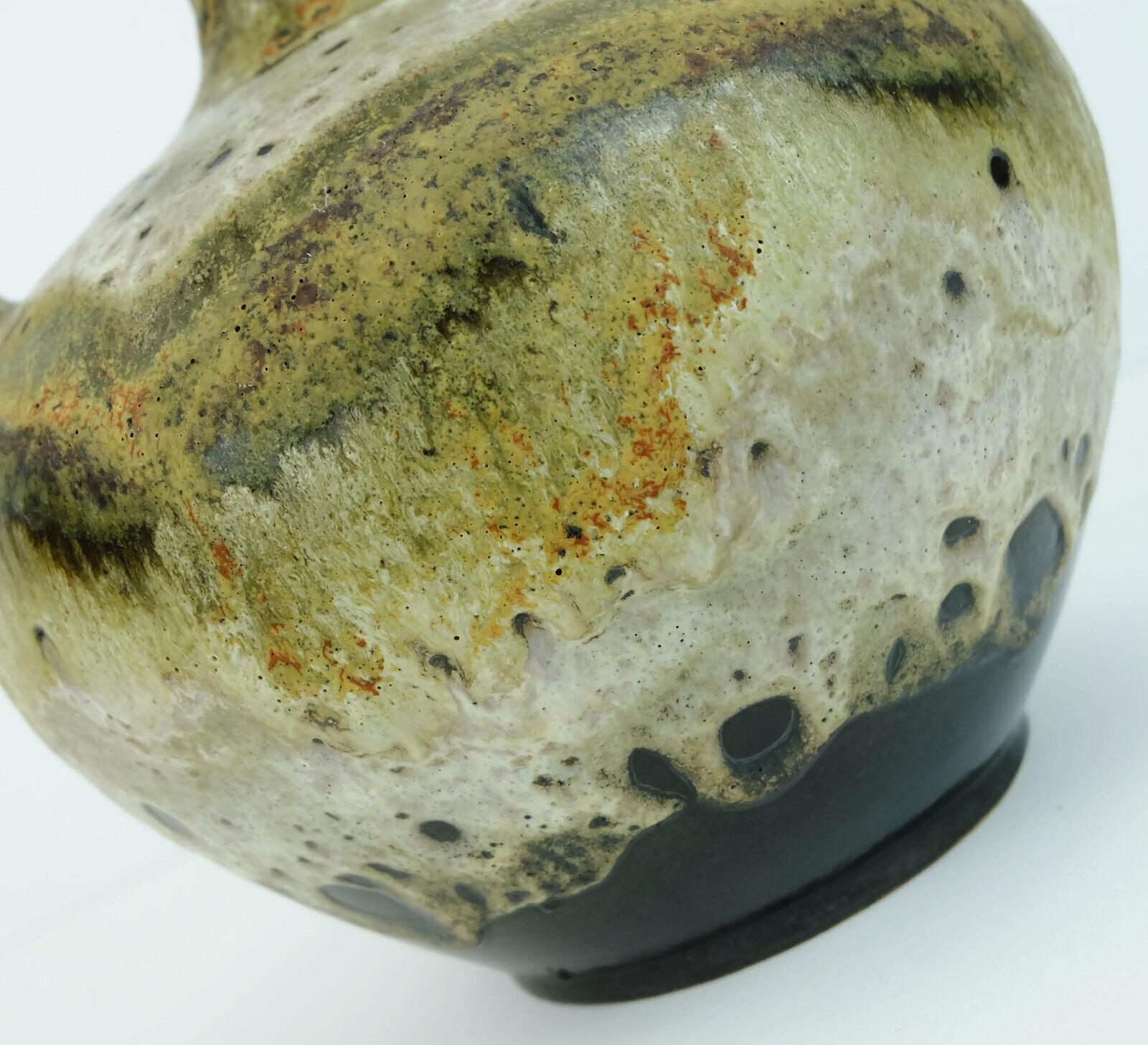 Milieu du XXe siècle Vase Ruscha du milieu du siècle dernier, glaçure à gouttes, tons terreux Kurt Tschoerner modèle 340 en vente