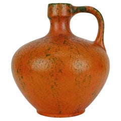 ruscha VASE with vulkano decor kurt tschoerner mid century pottery model 340