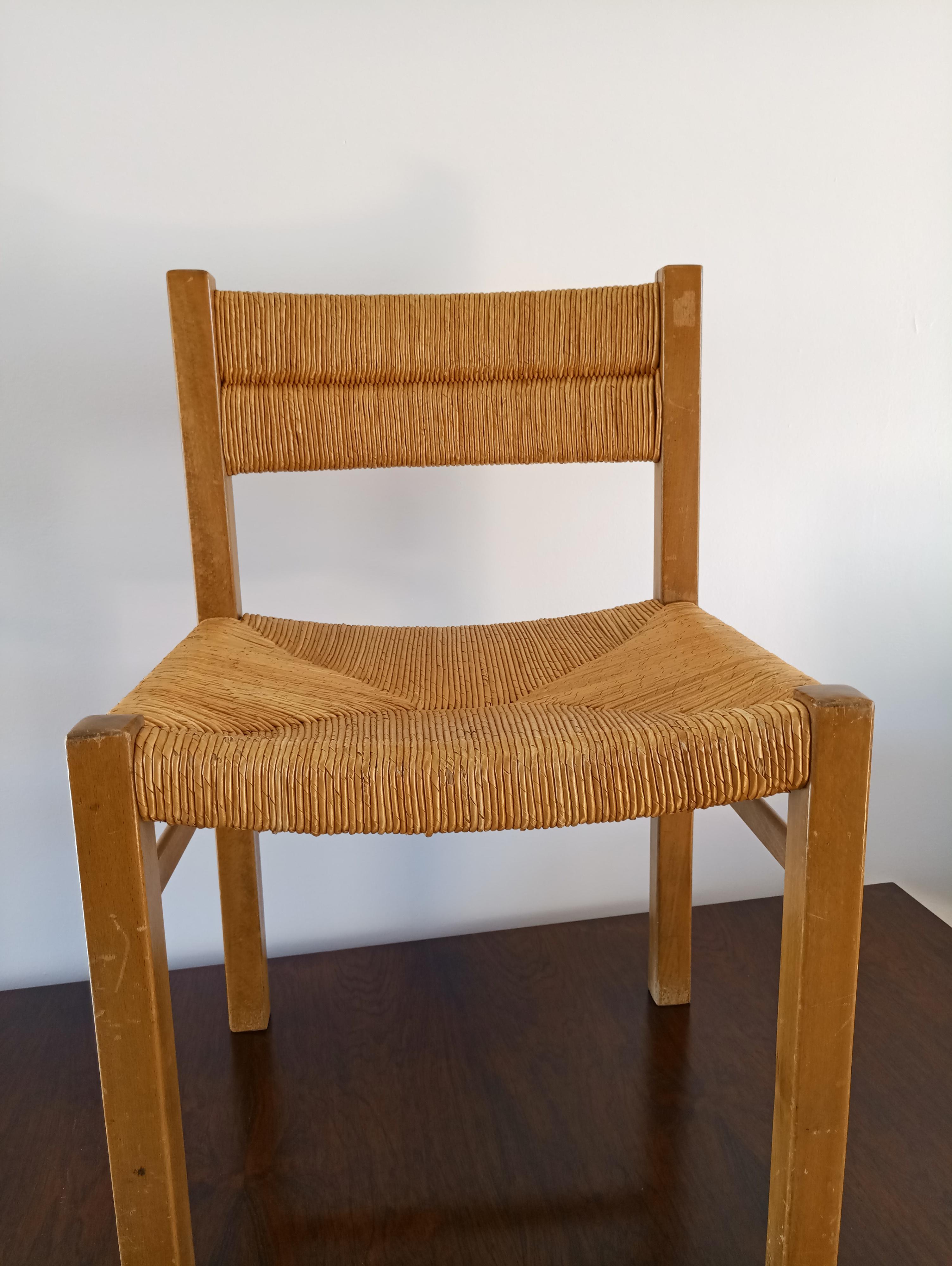 French Rush Chair by Pierre Gautier Delaye, France, 1960s