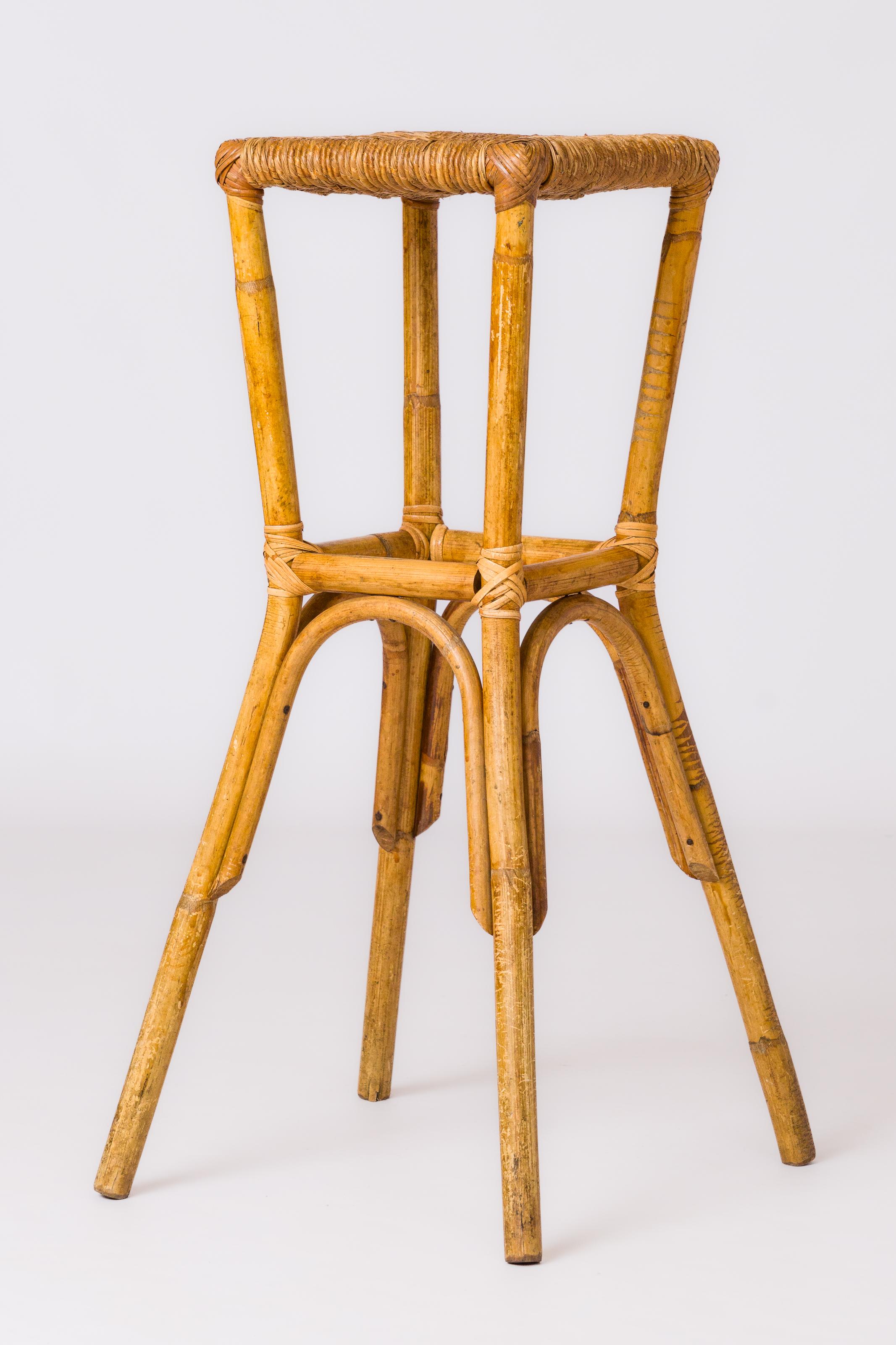 Français Tabouret de bar de style Riviera française, années 1960 en vente