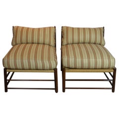 Woven Seat Club Chairs