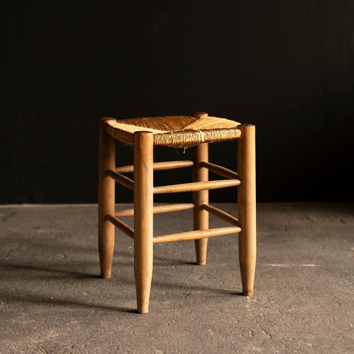 Late 20th Century Rush Seat Stools, Anonymous, France, 1980s