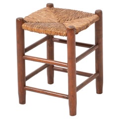 Rush Stools, in Style of Charlotte Perriand