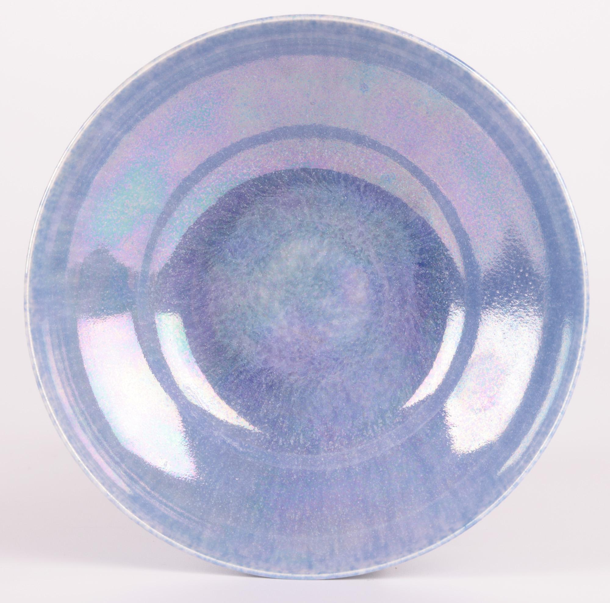 Ruskin Arts & Crafts Fine Eggshell Lilac Lustre Glazed Bowl 5