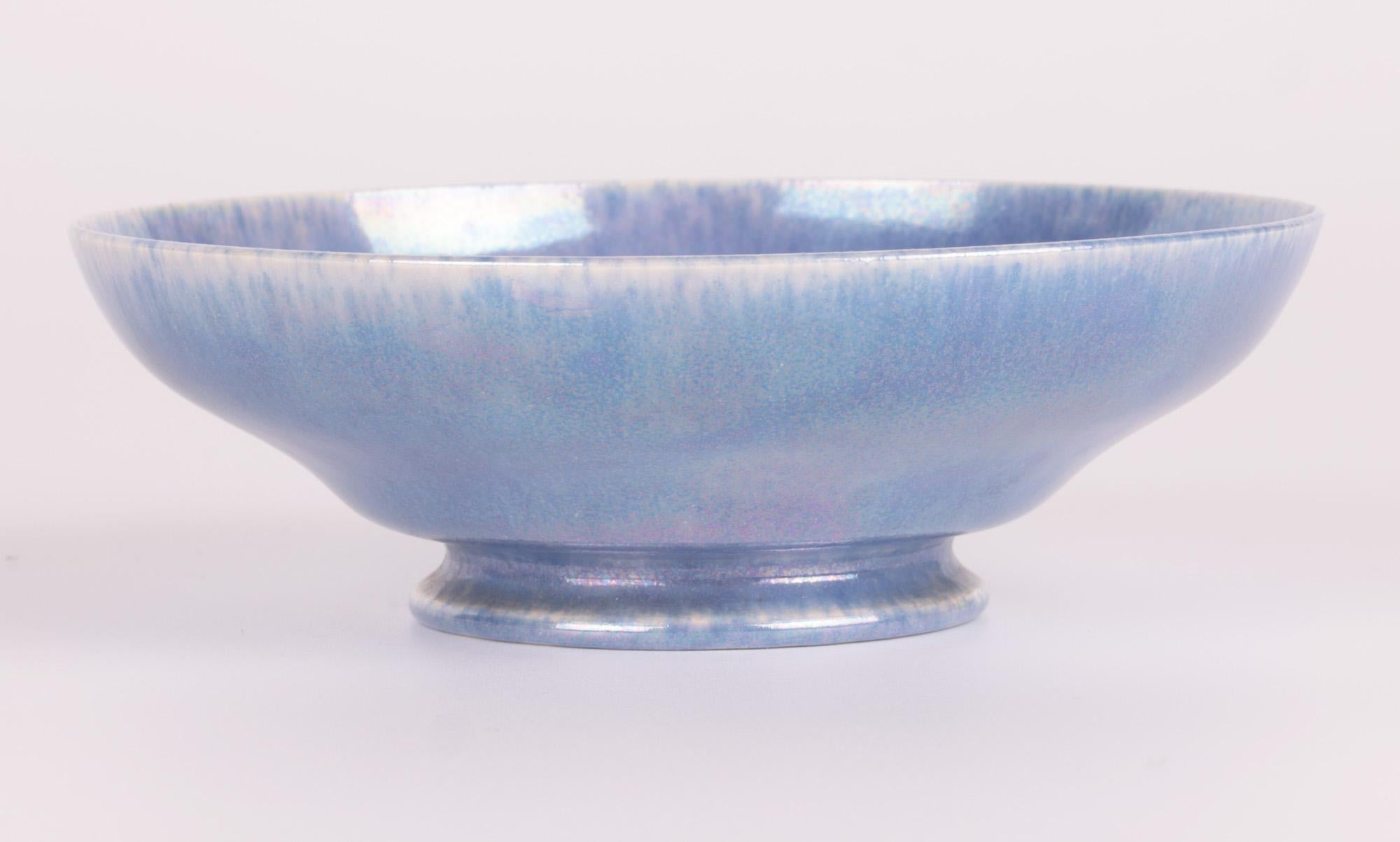 Ruskin Arts & Crafts Fine Eggshell Lilac Lustre Glazed Bowl 1