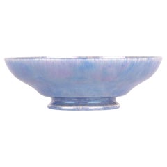 Vintage Ruskin Arts & Crafts Fine Eggshell Lilac Lustre Glazed Bowl