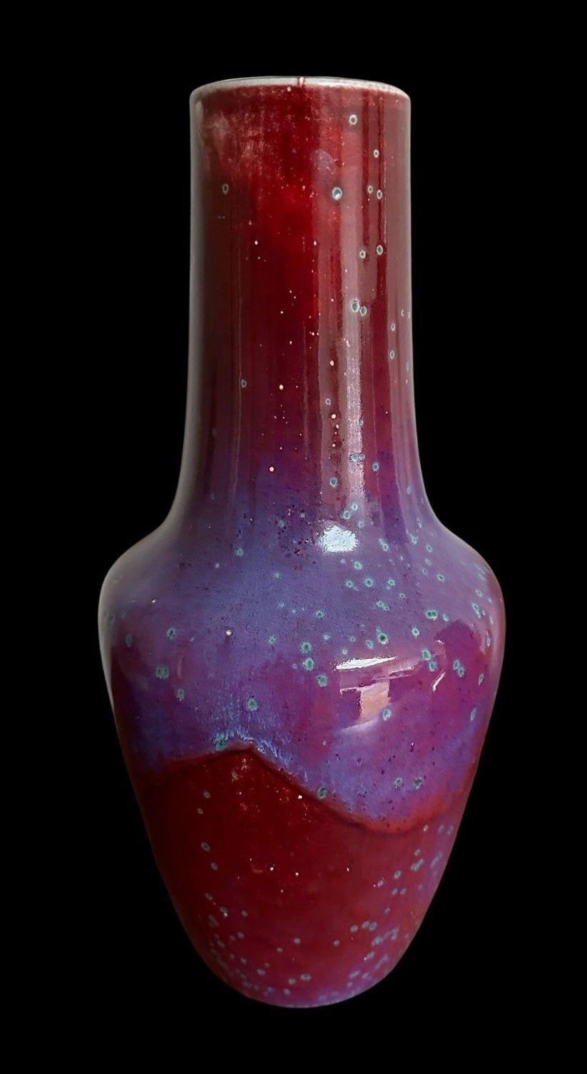 Ruskin High-Fired Vase In Good Condition For Sale In Chipping Campden, GB
