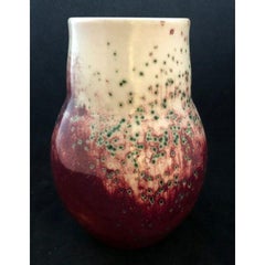 Ruskin High Fired Vase with Speckled Glaze, 1933