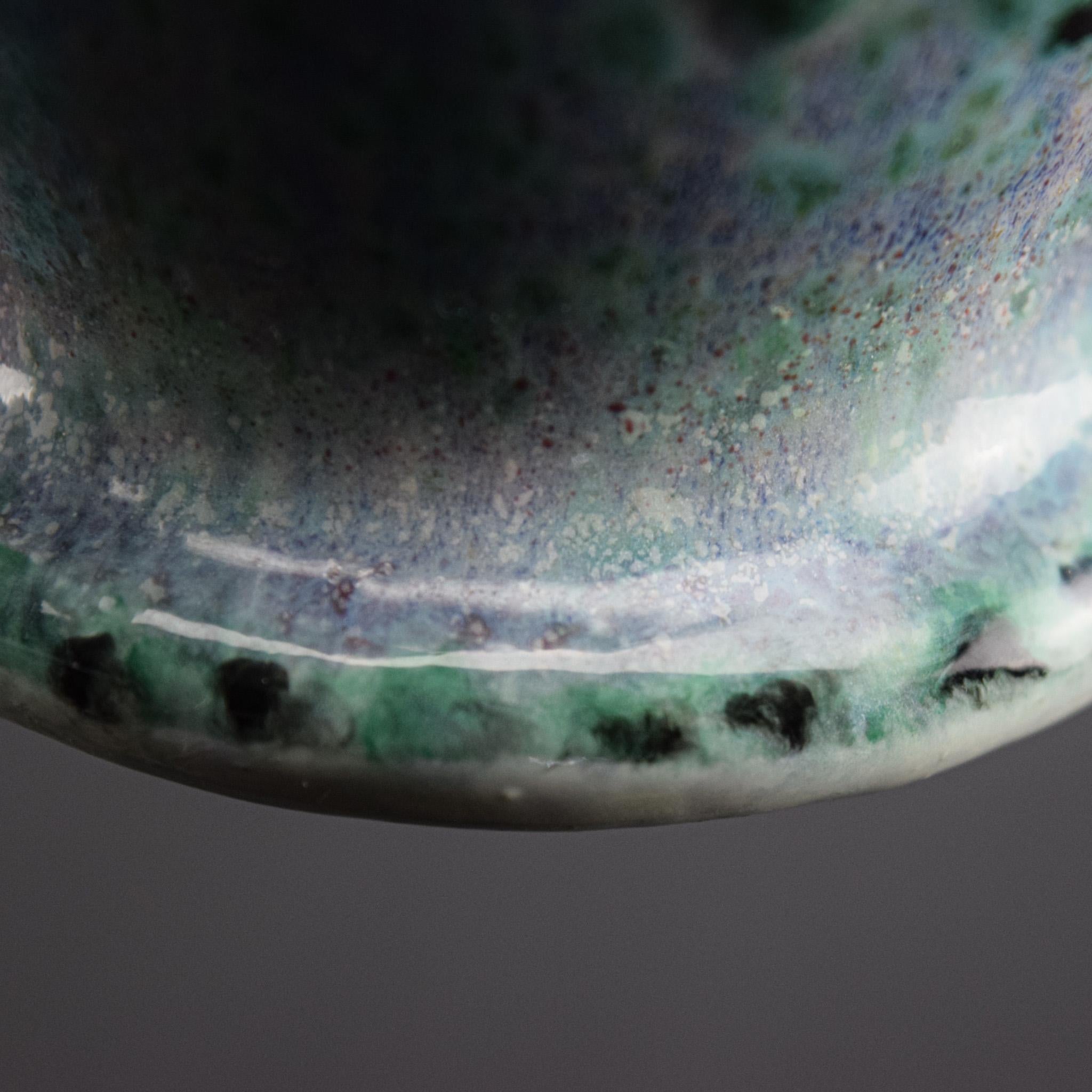 Jarrón de alta cocción Ruskin Pottery 1910 en venta 7
