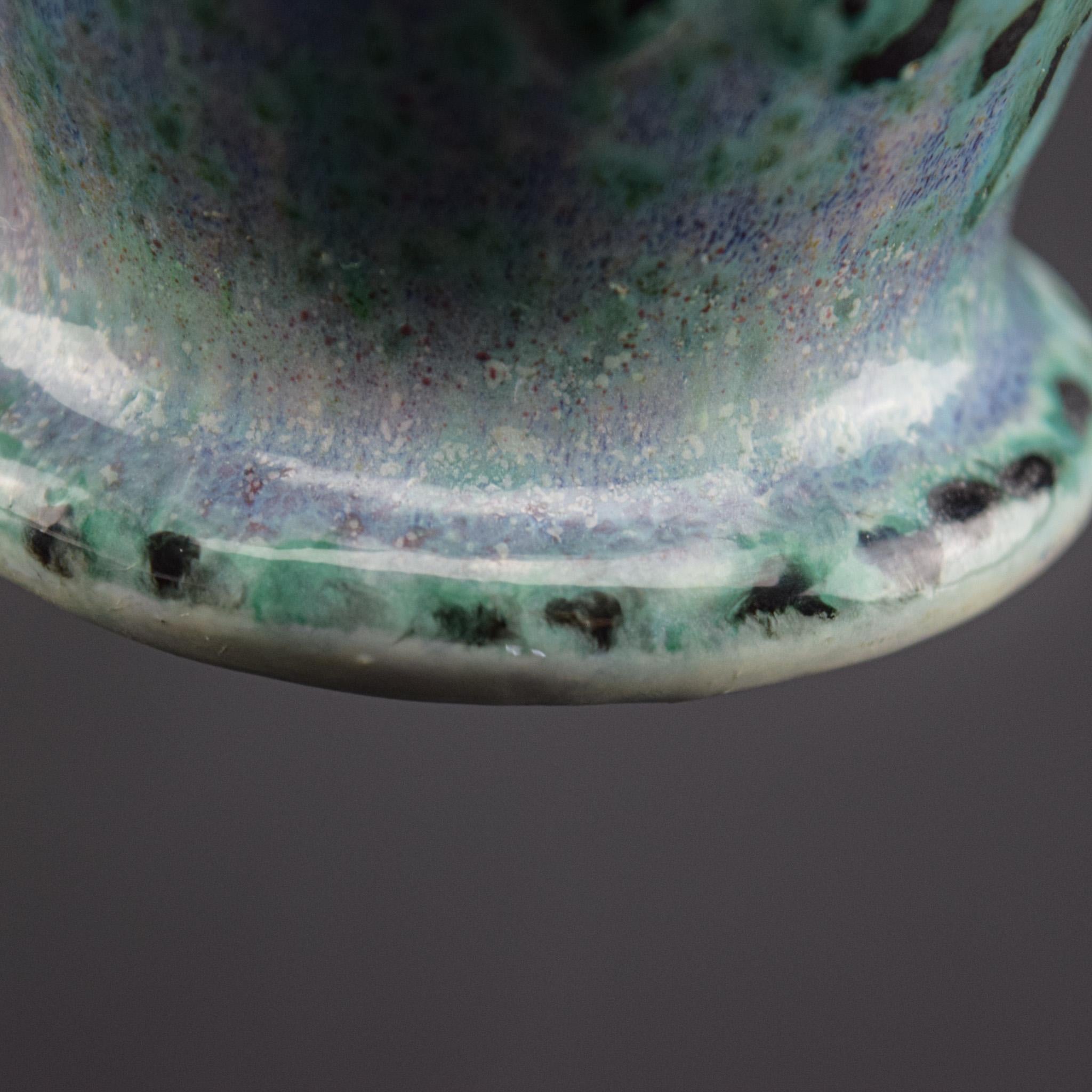 Jarrón de alta cocción Ruskin Pottery 1910 en venta 8