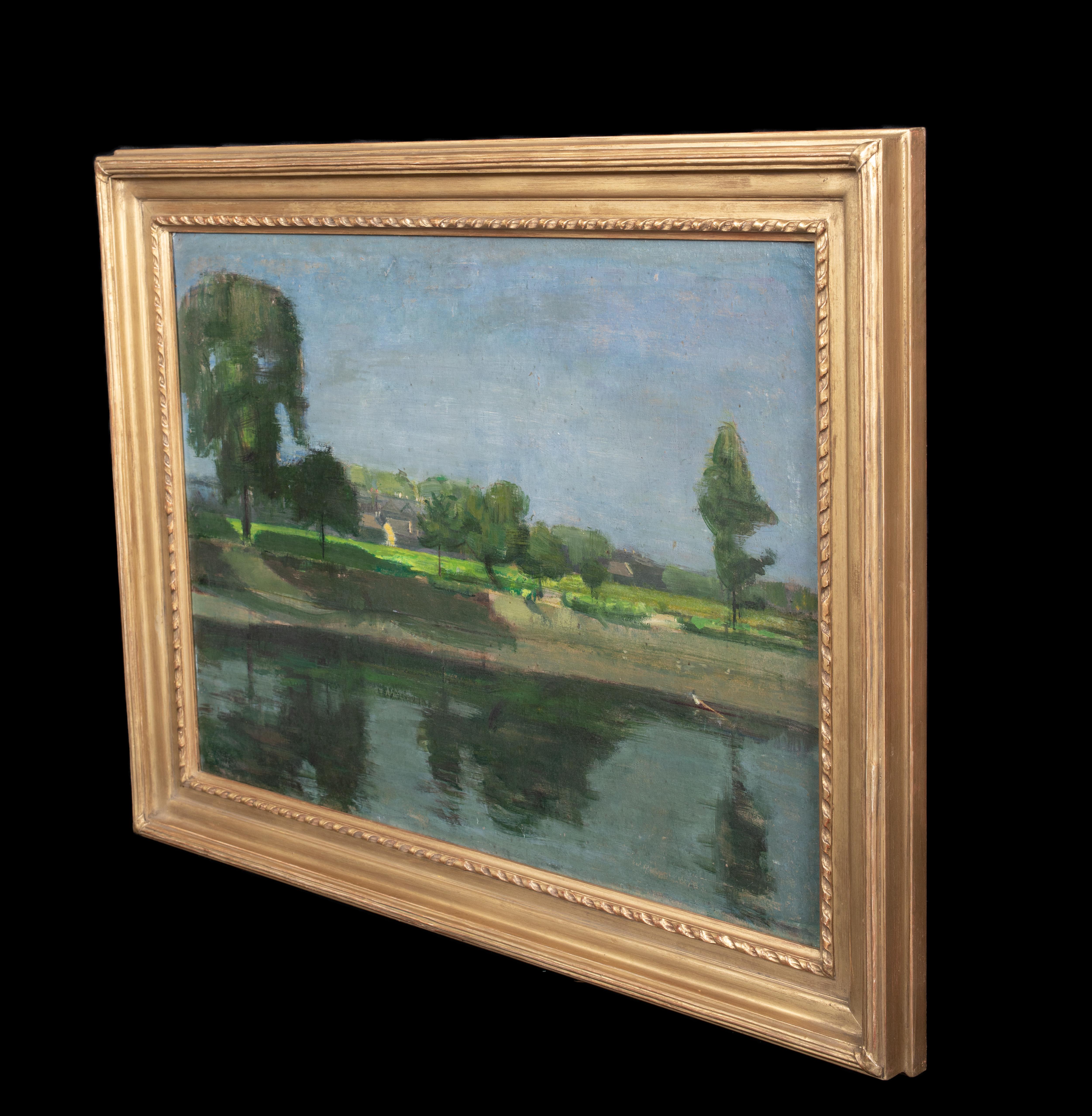 Morning On The River Thames, Barnes, circa 1935 For Sale 6