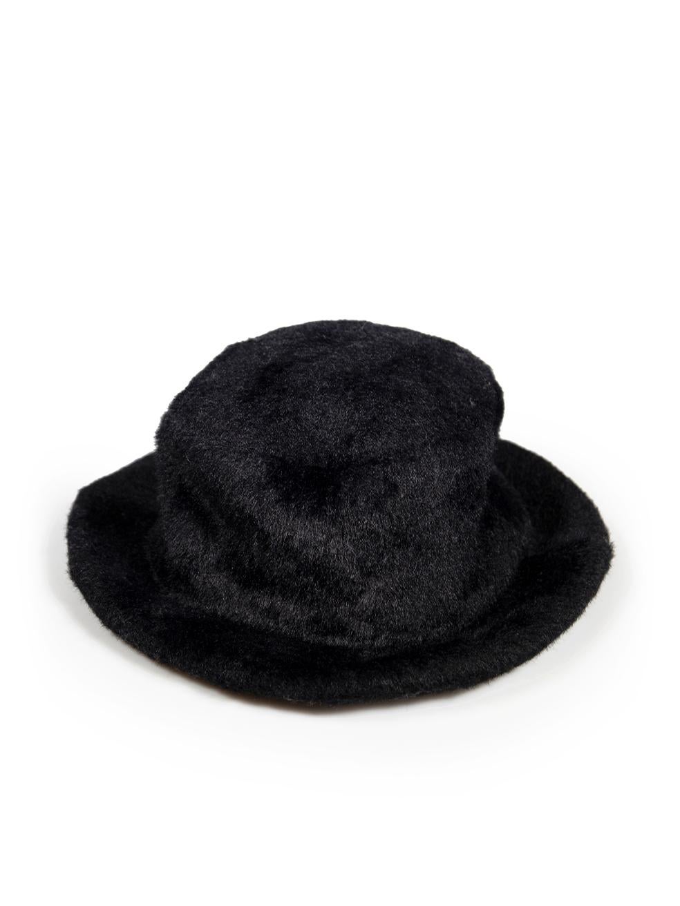Ruslan Baginskiy Black Bucket Hat In Good Condition For Sale In London, GB