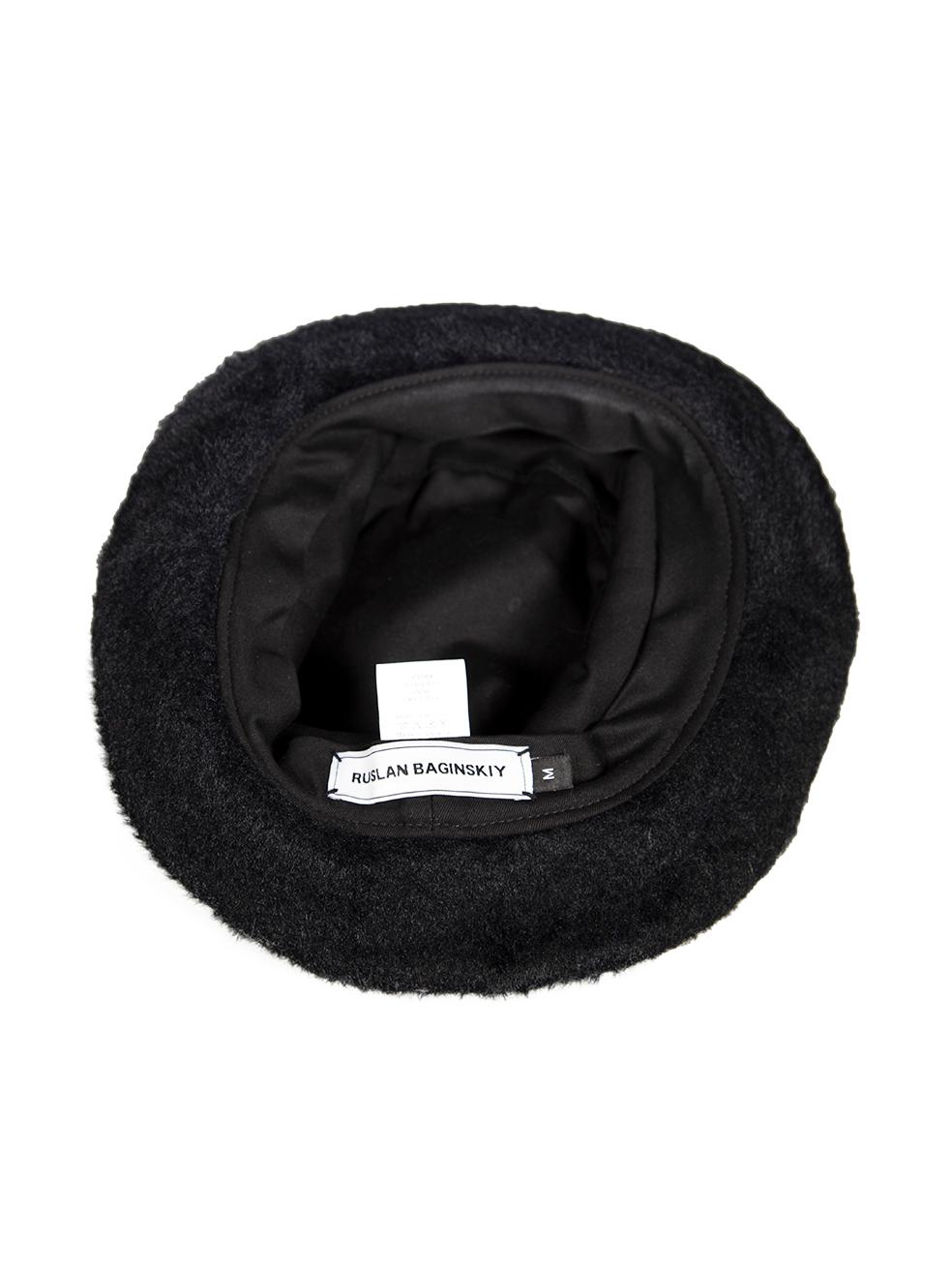 Ruslan Baginskiy - Chapeau baquet noir Pour femmes en vente