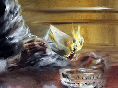 Letters d'amour, peinture, huile sur toile