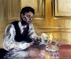 Letters d'amour, peinture, huile sur toile