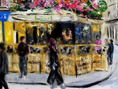 Maison Sauvage, Paris - Autumn, Painting, Oil on Canvas