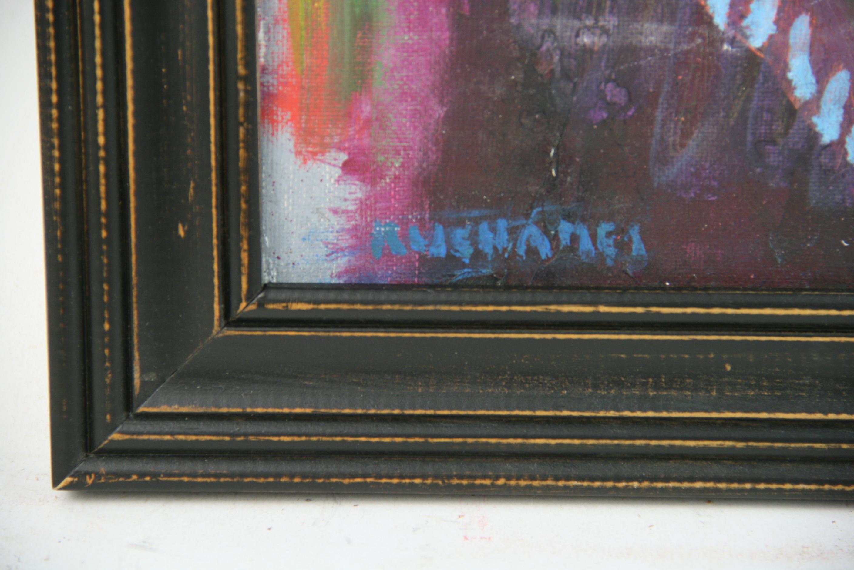Expressionnisme abstrait  Portrait de femme en vente 1