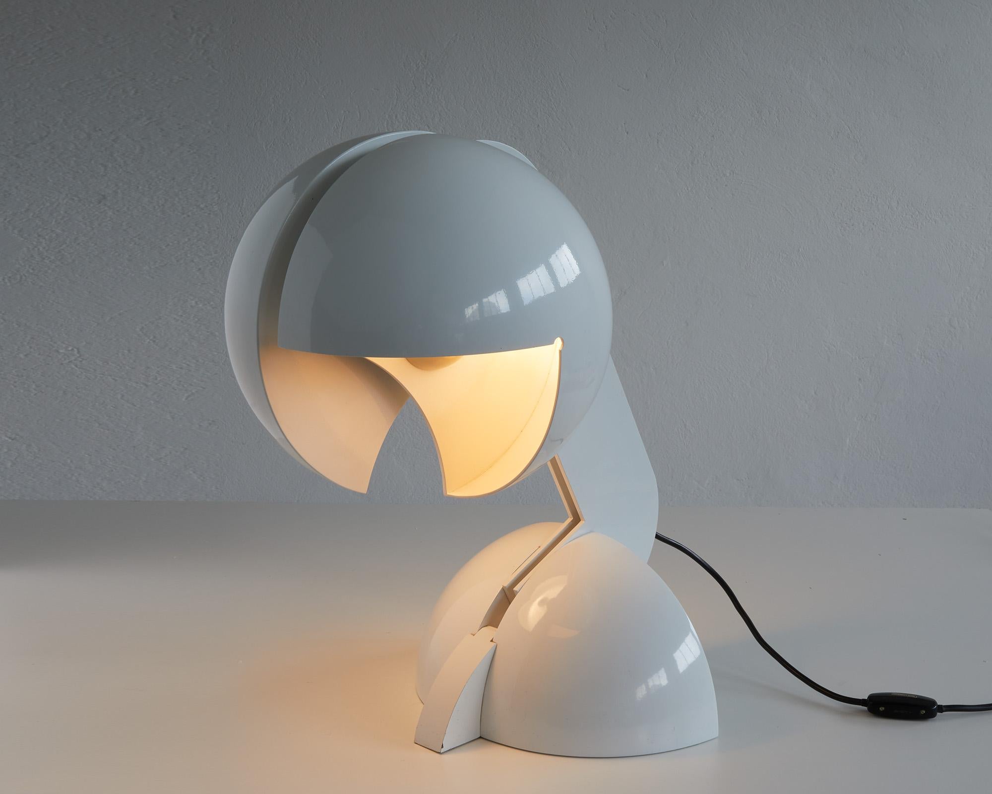 Ruspa Sculptural Table Lamp by Gae Aulenti for Martinelli Luci, Italy, 1968 2