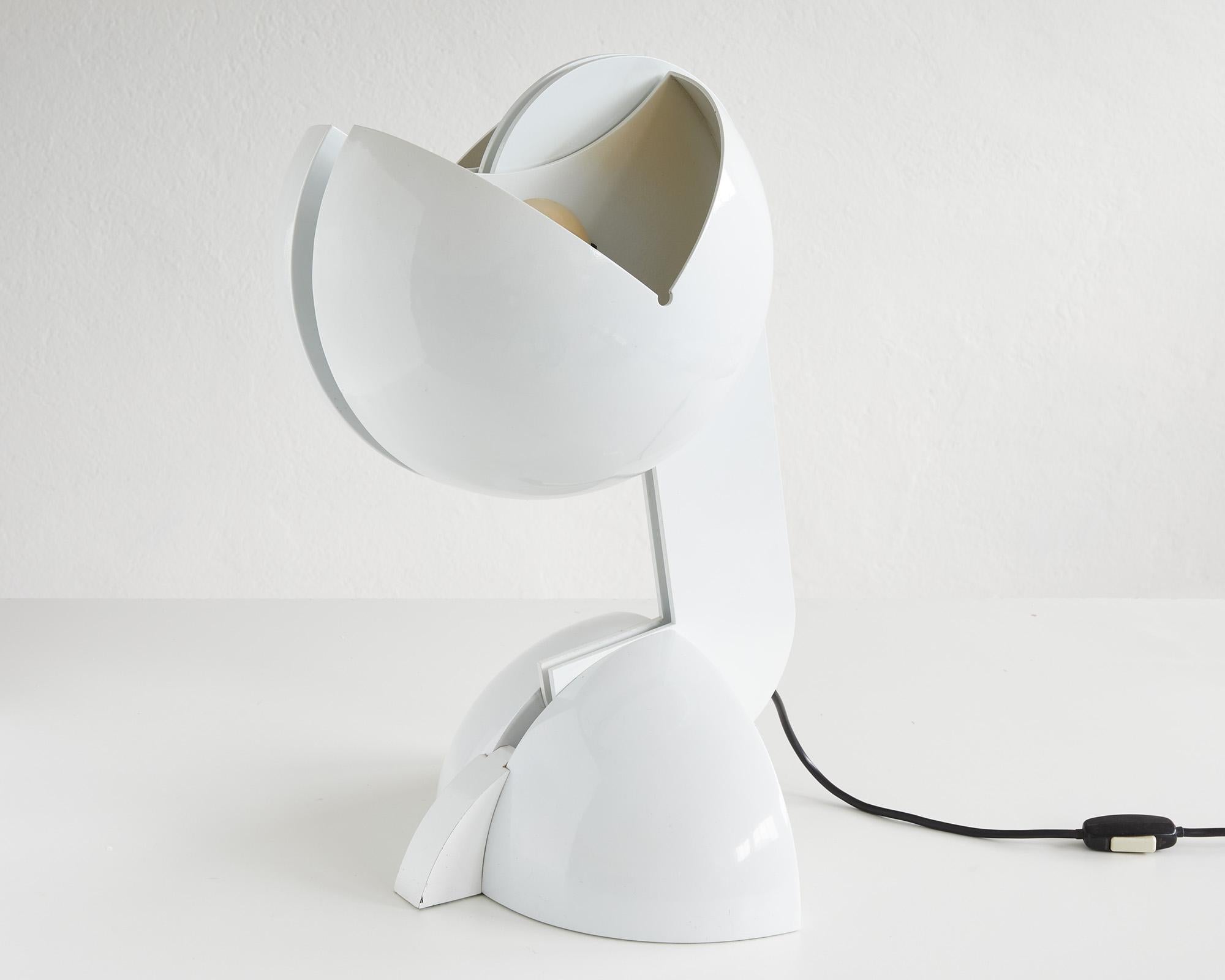 Italian Ruspa Sculptural Table Lamp by Gae Aulenti for Martinelli Luci, Italy, 1968