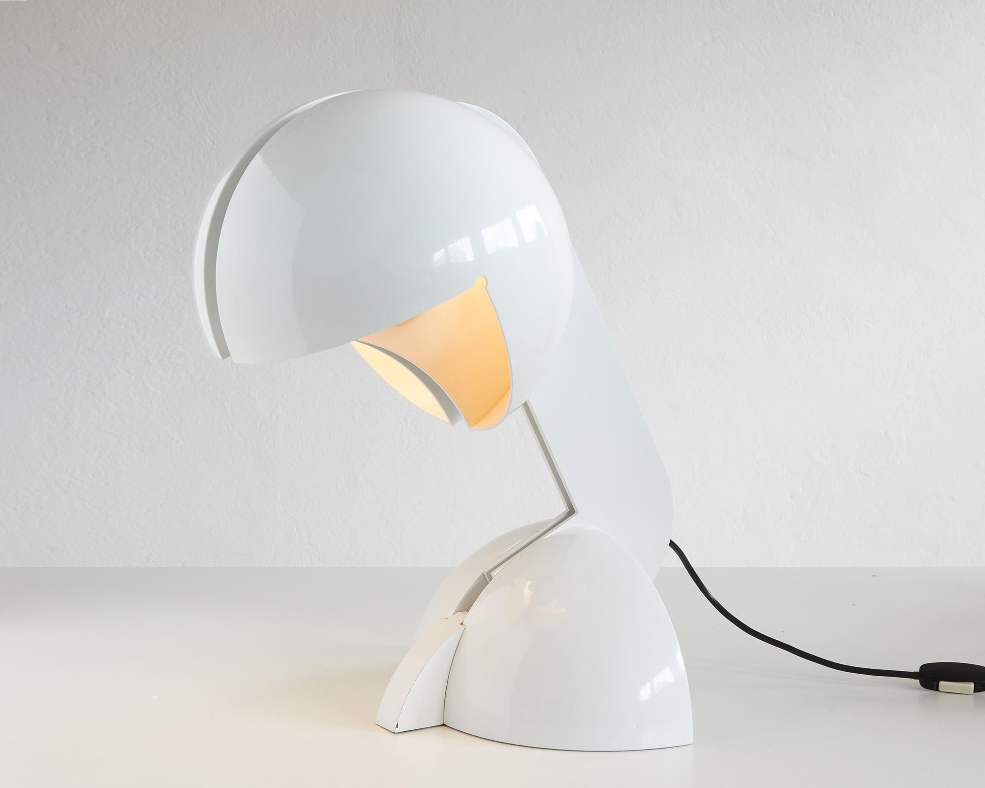 Ruspa Sculptural Table Lamp by Gae Aulenti for Martinelli Luci, Italy, 1968 In Good Condition In Renens, CH