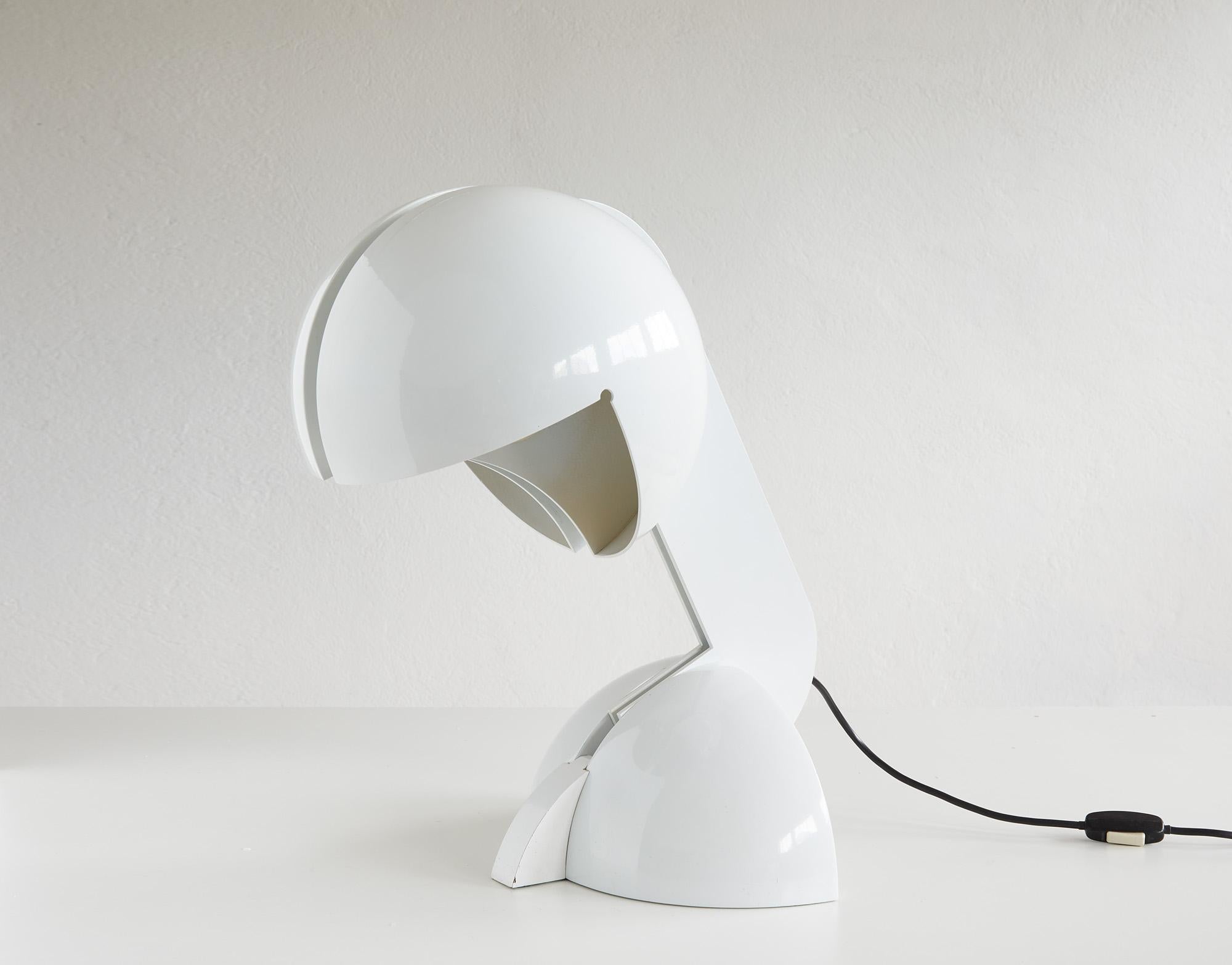 Late 20th Century Ruspa Sculptural Table Lamp by Gae Aulenti for Martinelli Luci, Italy, 1968