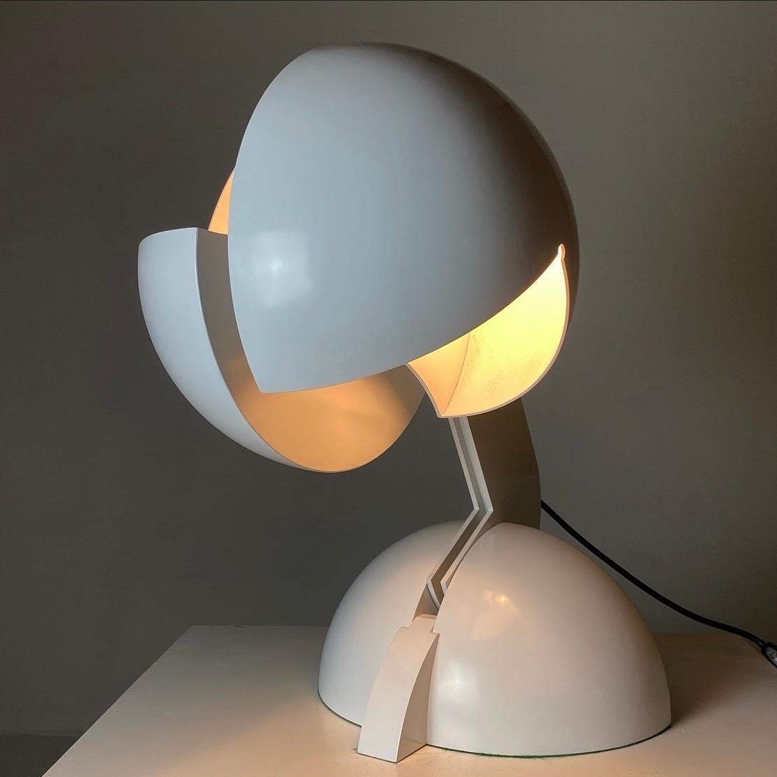 Mid-Century Modern Ruspa Table Lamp by Gae Aulenti for Martinelli Luce, Italy 1970s For Sale