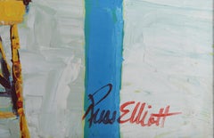 Tortolla, Contemporary Acrylic Painting on Canvas by Russ Elliott