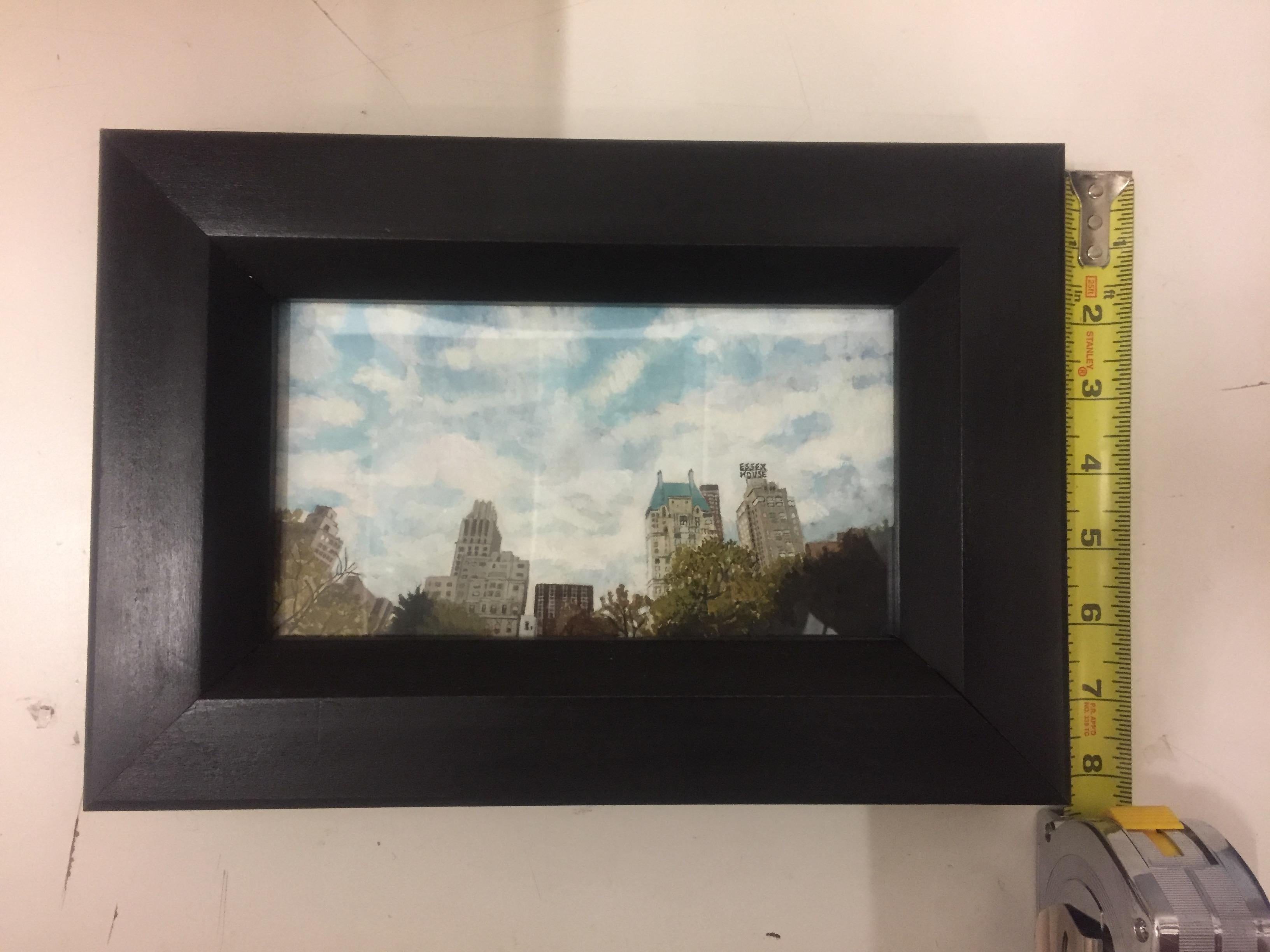 Essex House, Framed - Painting by Russ Havard