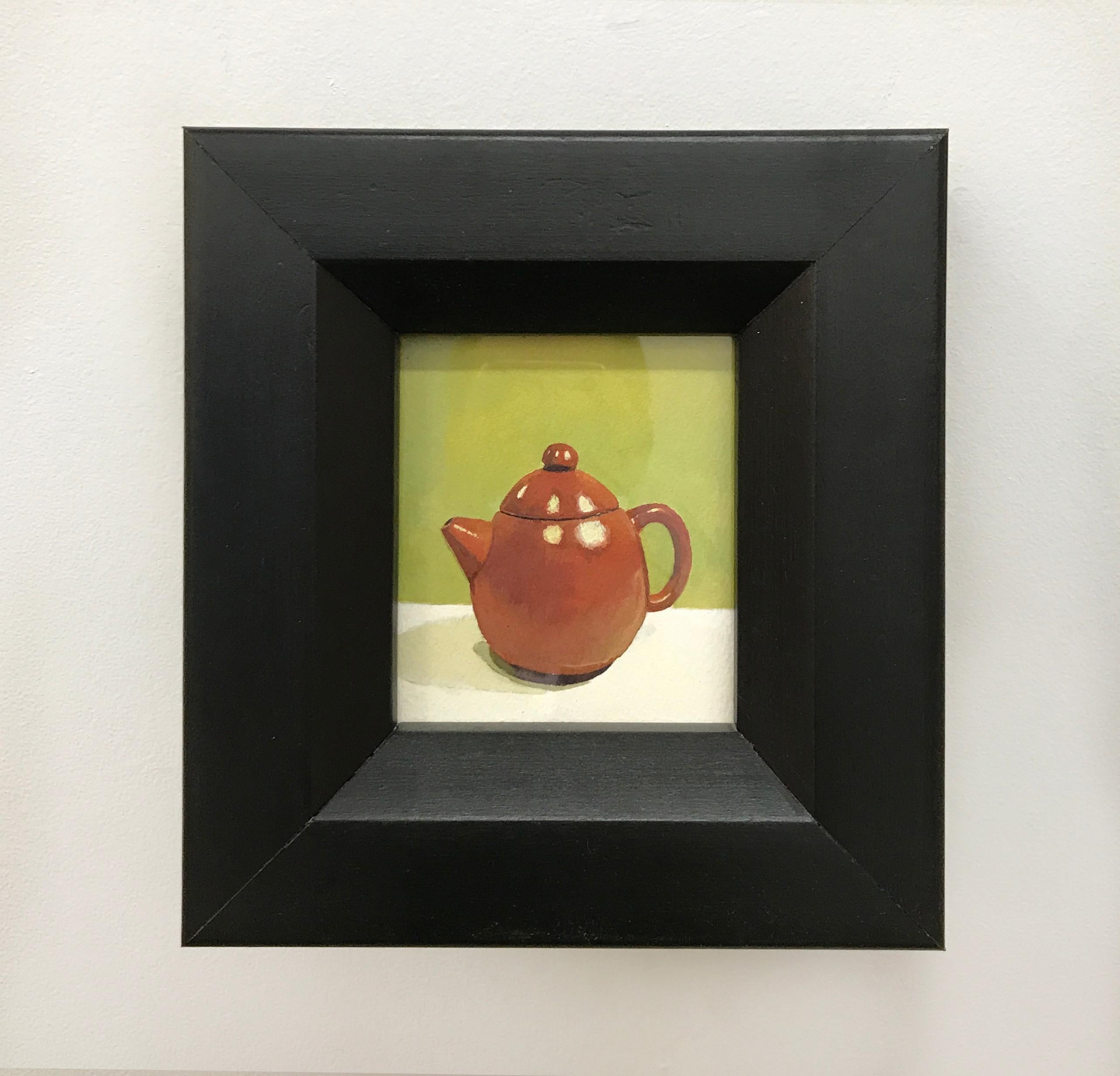 Russ Havard Landscape Painting - Red-Brown Teapot