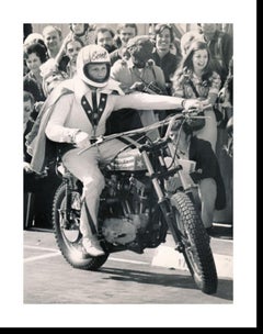 Evel Knievel on Motorbike