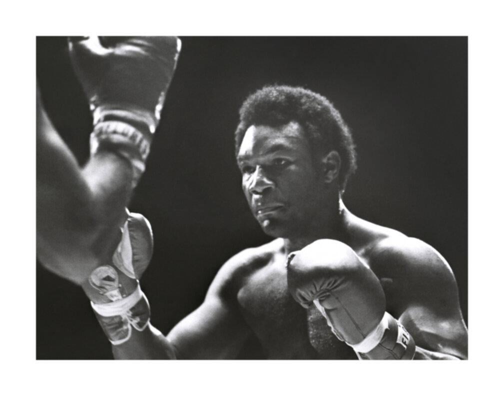 Russ Reed Black and White Photograph - George Foreman: Legendary Fighter II