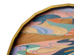 "Temporary Cure for Existential Dread No. 44" Contemporary Colorful Landscape
