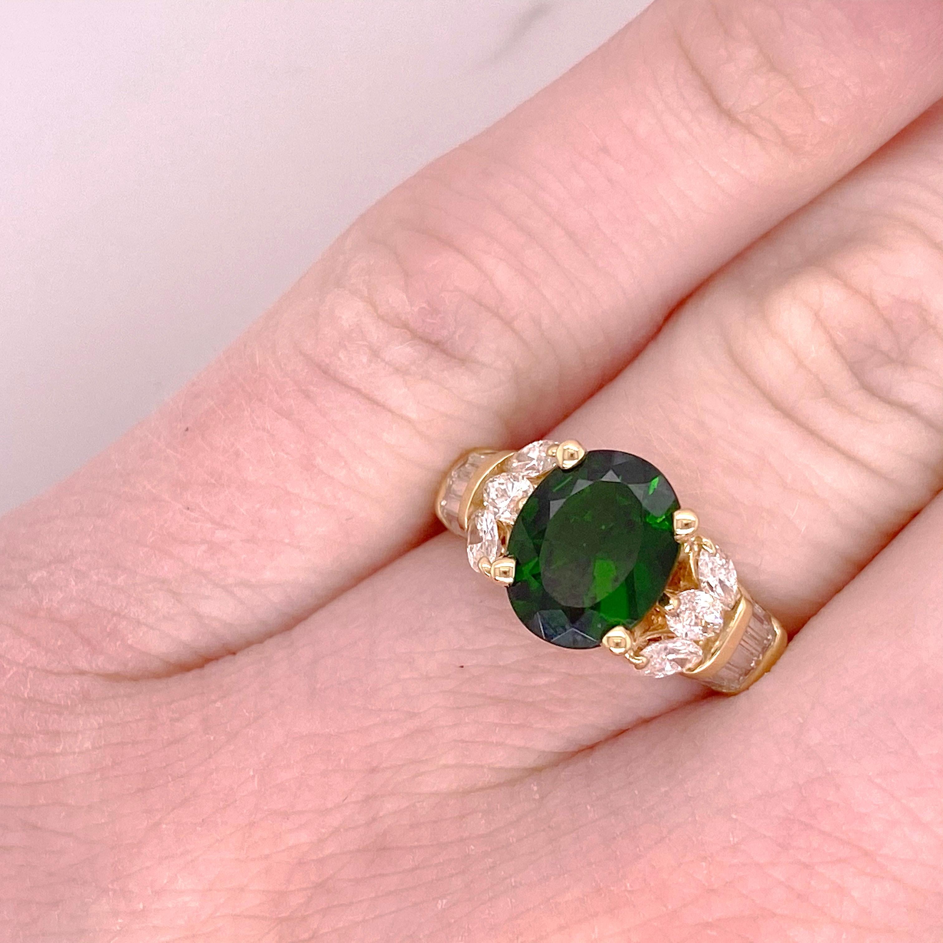 Genuine, Natural Green Gemstone-Russalite Both Rare and Precious. Discovered in 1988 deep in the Siberian Mountains and mined only four months per year, Russalite is one of the newest, most exciting gemstones. An all natural untreated gem of unique