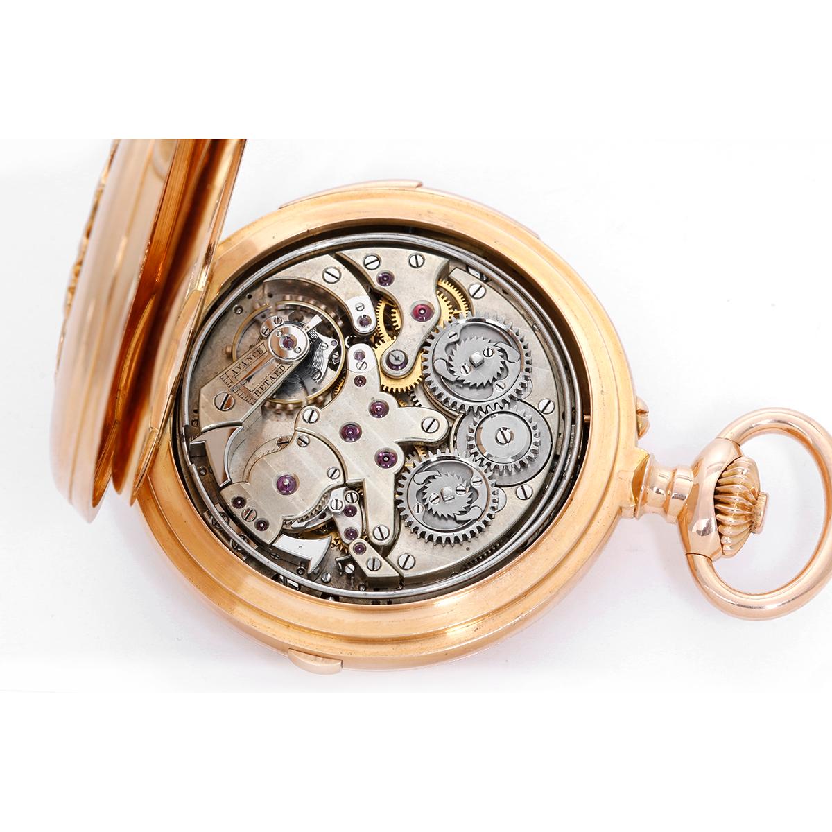 Russel & Fils Retailed by J. F. Bautte & Co. Pocket Watch In Excellent Condition In Dallas, TX