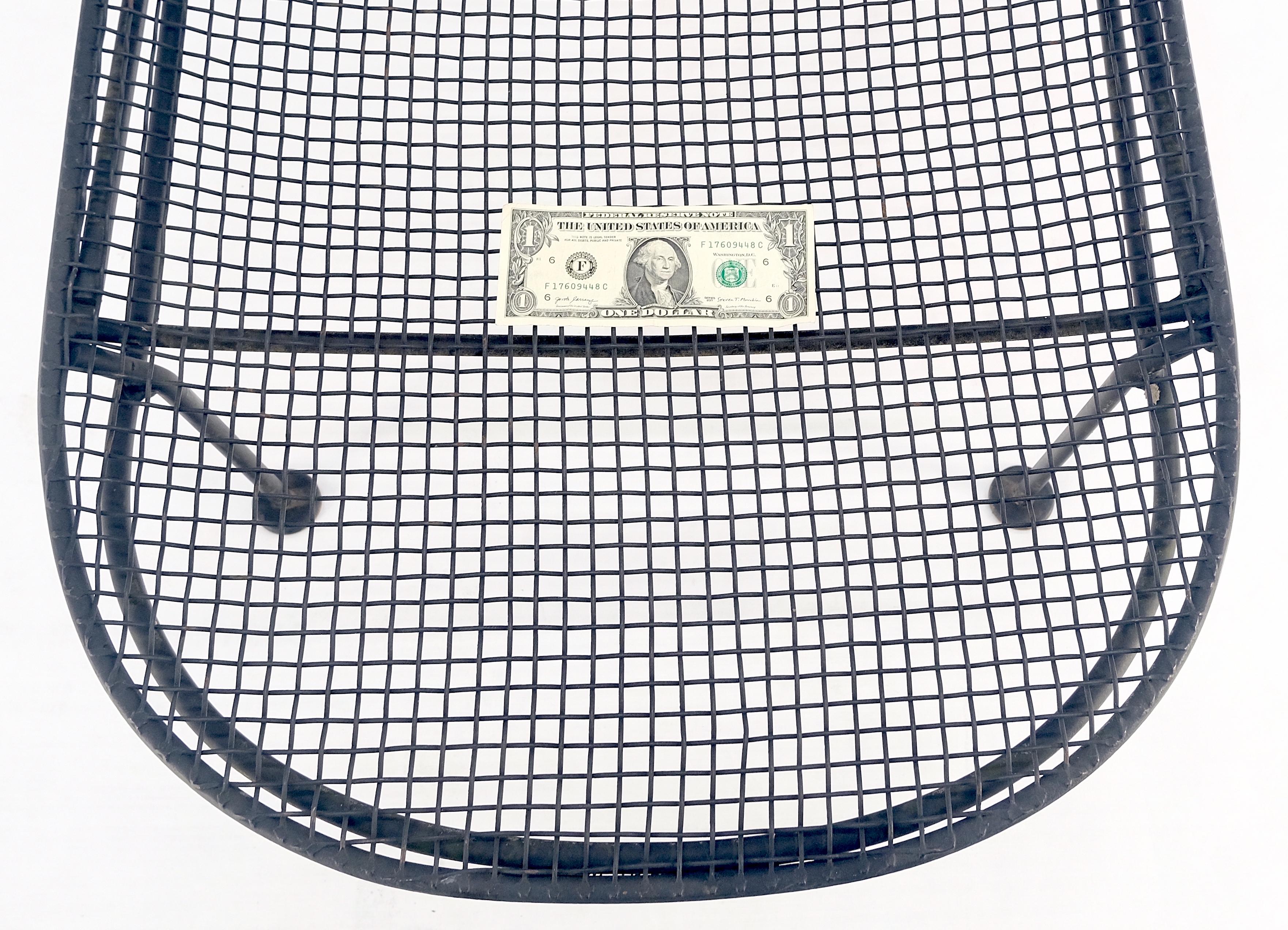 Fauteuil de salon à dossier réglable en maille Russel Woodard des années 1960 en vente 9