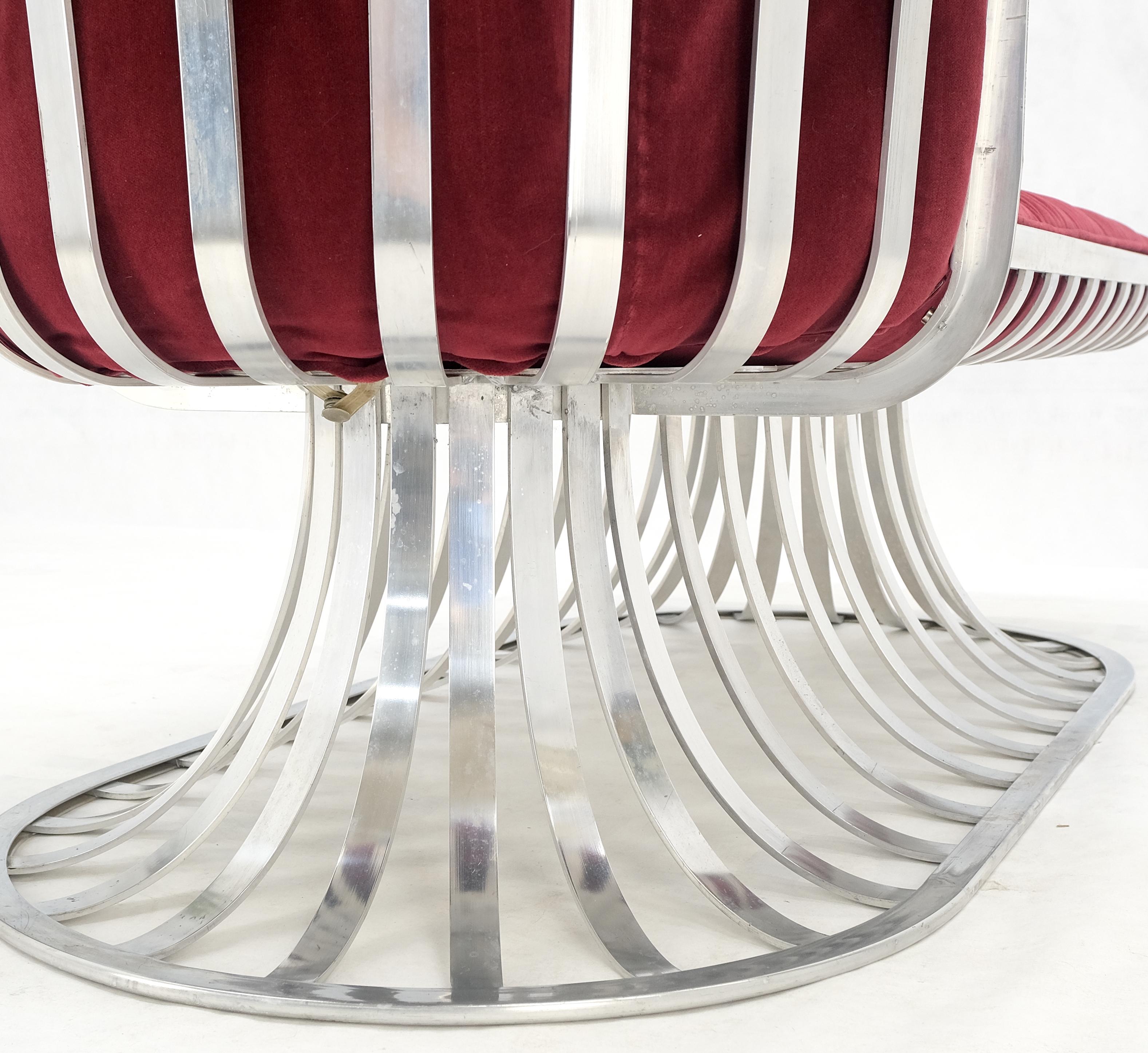 Russel Woodard fauteuil de salon en aluminium mi-siècle moderne couleur menthe ! en vente 3