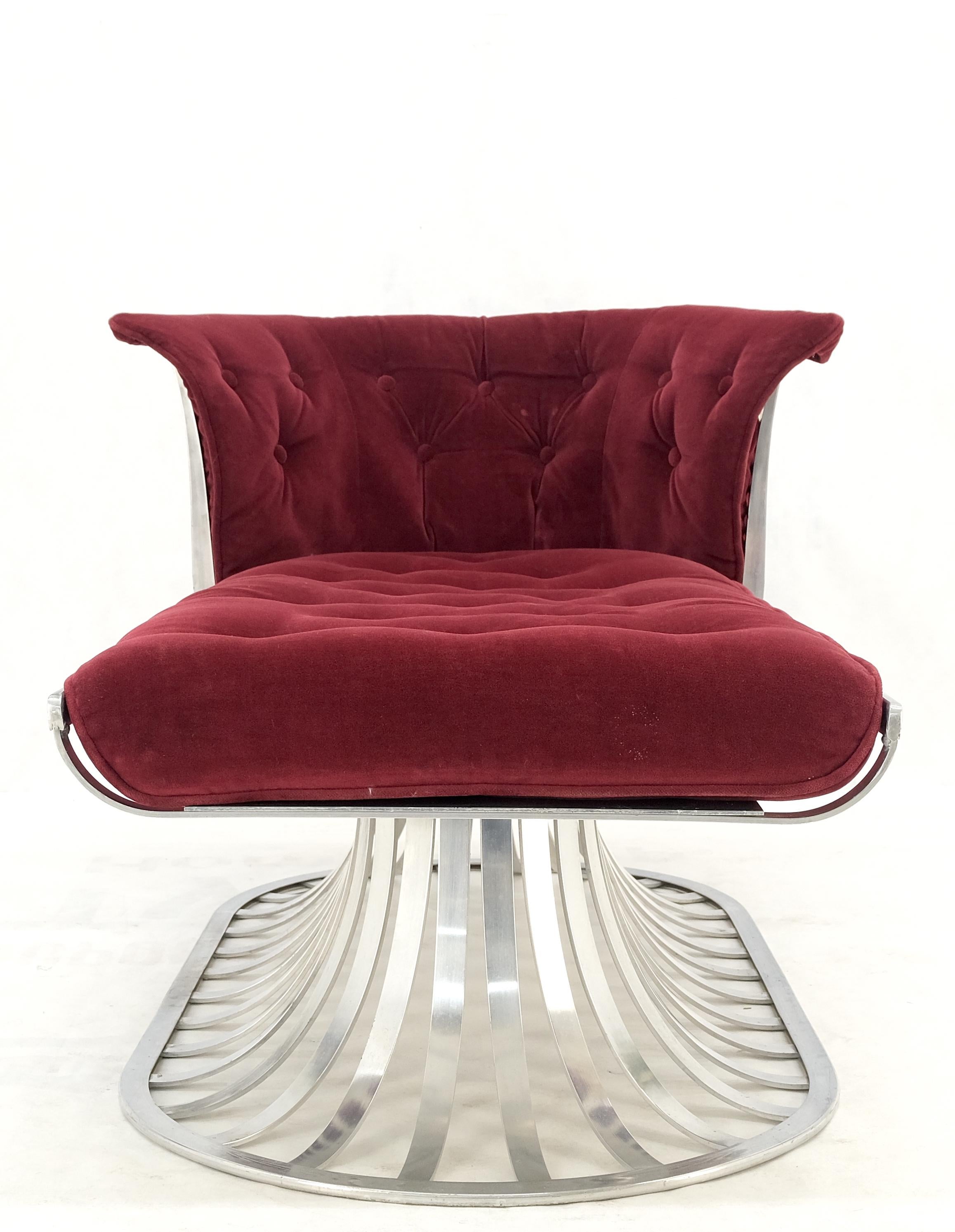 Russel Woodard fauteuil de salon en aluminium mi-siècle moderne couleur menthe ! en vente 8
