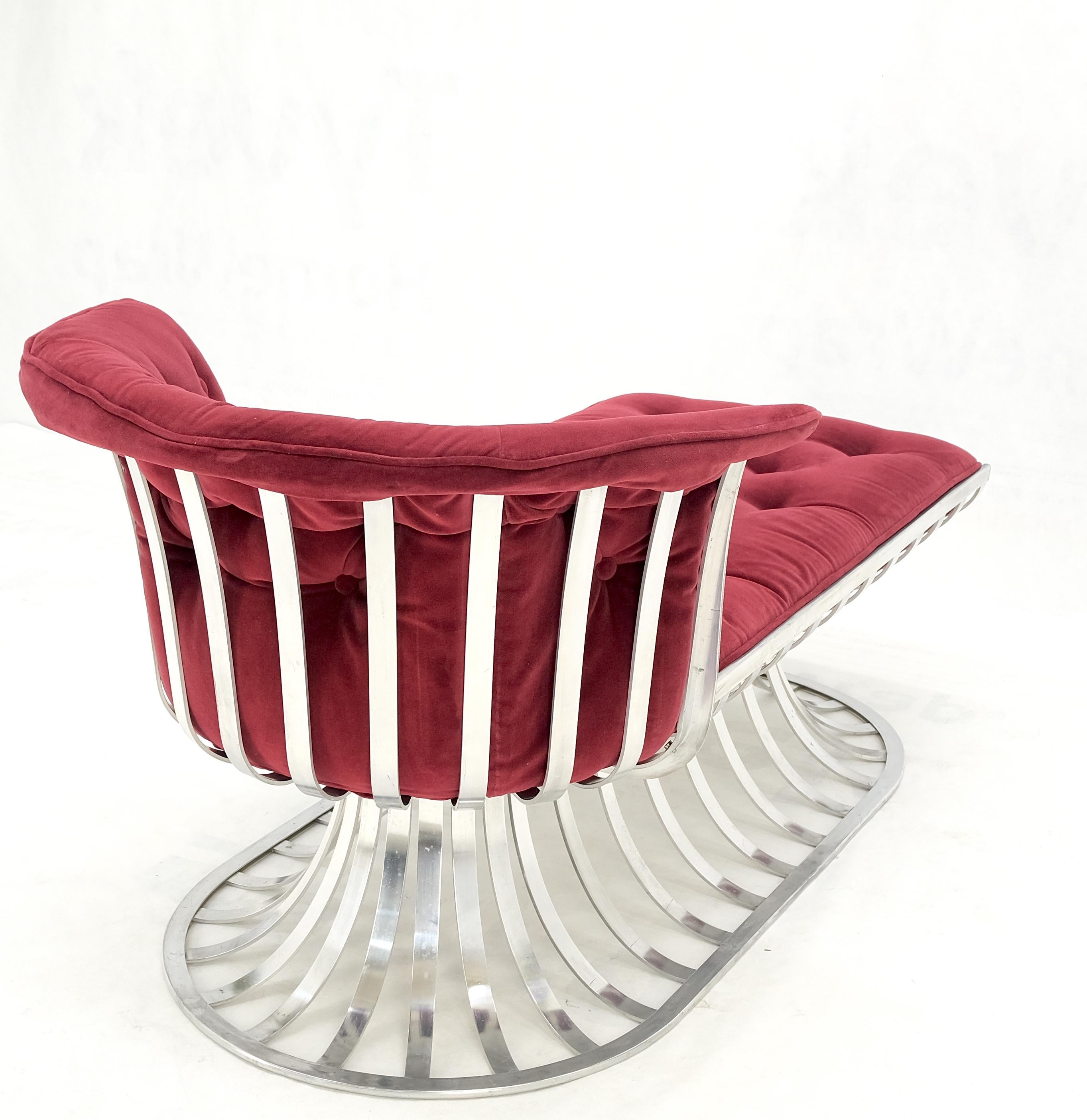 Russel Woodard fauteuil de salon en aluminium mi-siècle moderne couleur menthe ! en vente 9