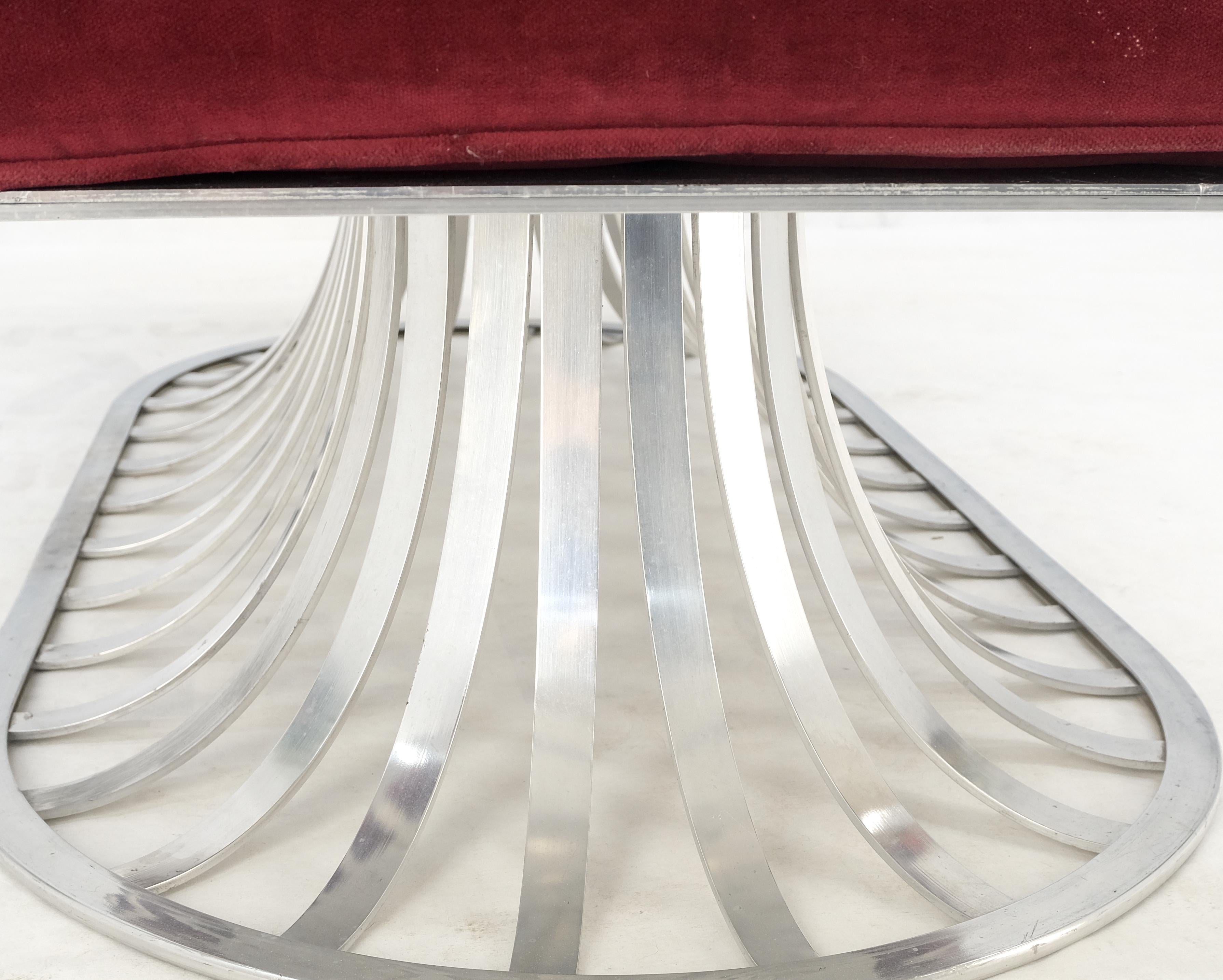 Russel Woodard Mid-Century Modern chaise lounge arm chair en aluminium mint !