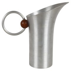Russel Wright 1930s Spun Aluminum Water Cocktail Model 110 Pitcher