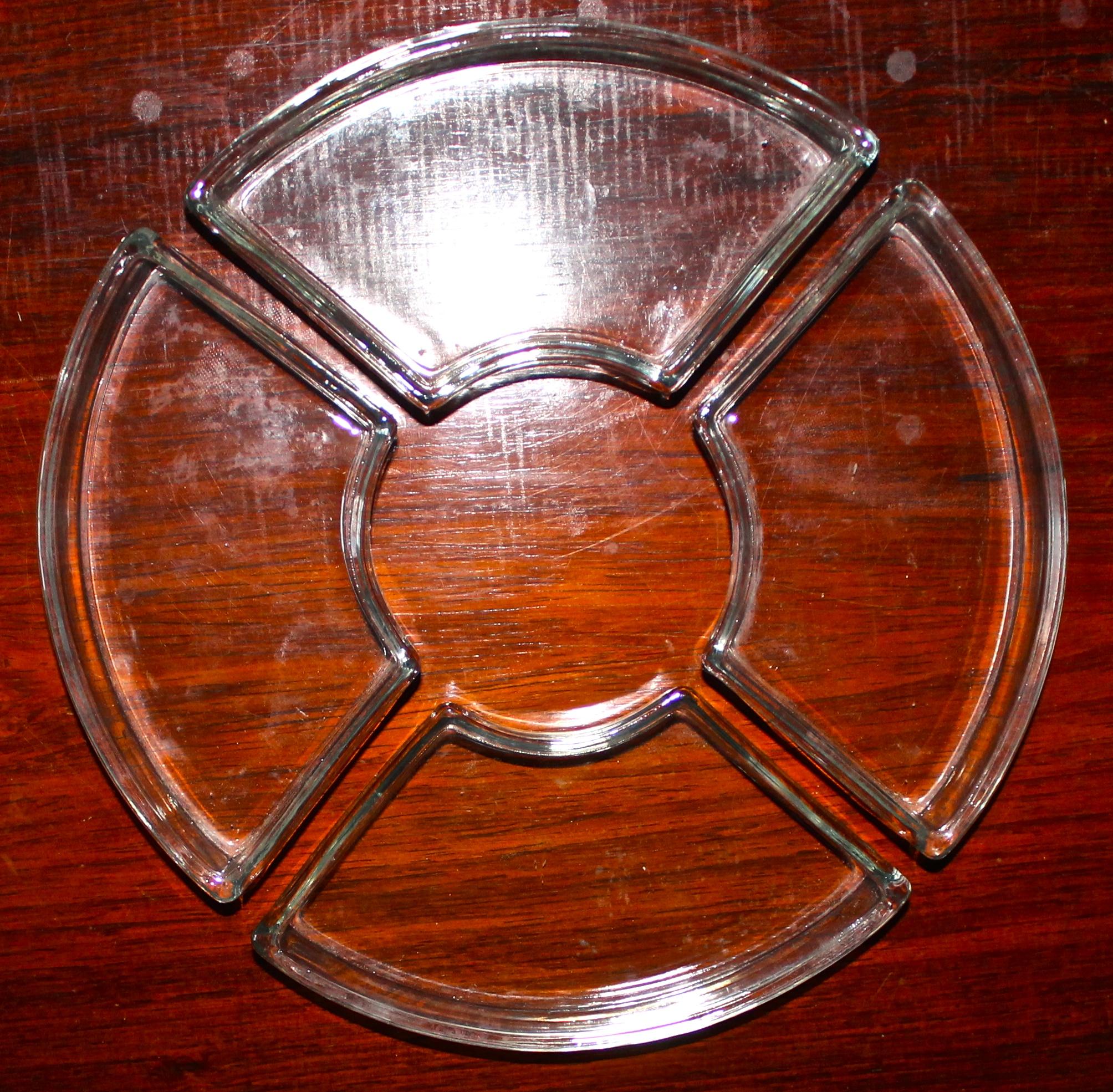 20th Century Russel Wright 1945 Spun Aluminum Serving Set