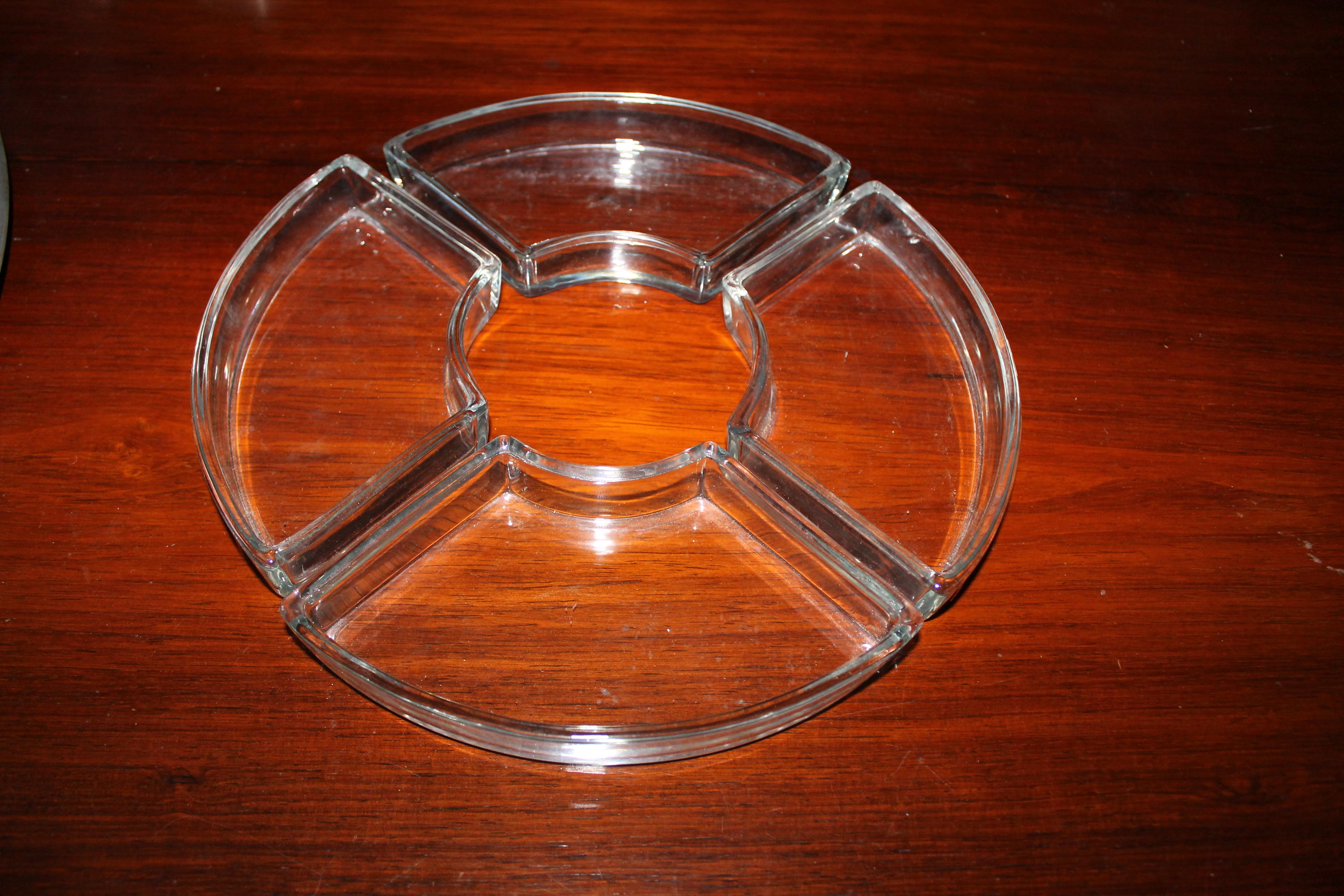 Russel Wright 1945 Spun Aluminum Serving Set 1